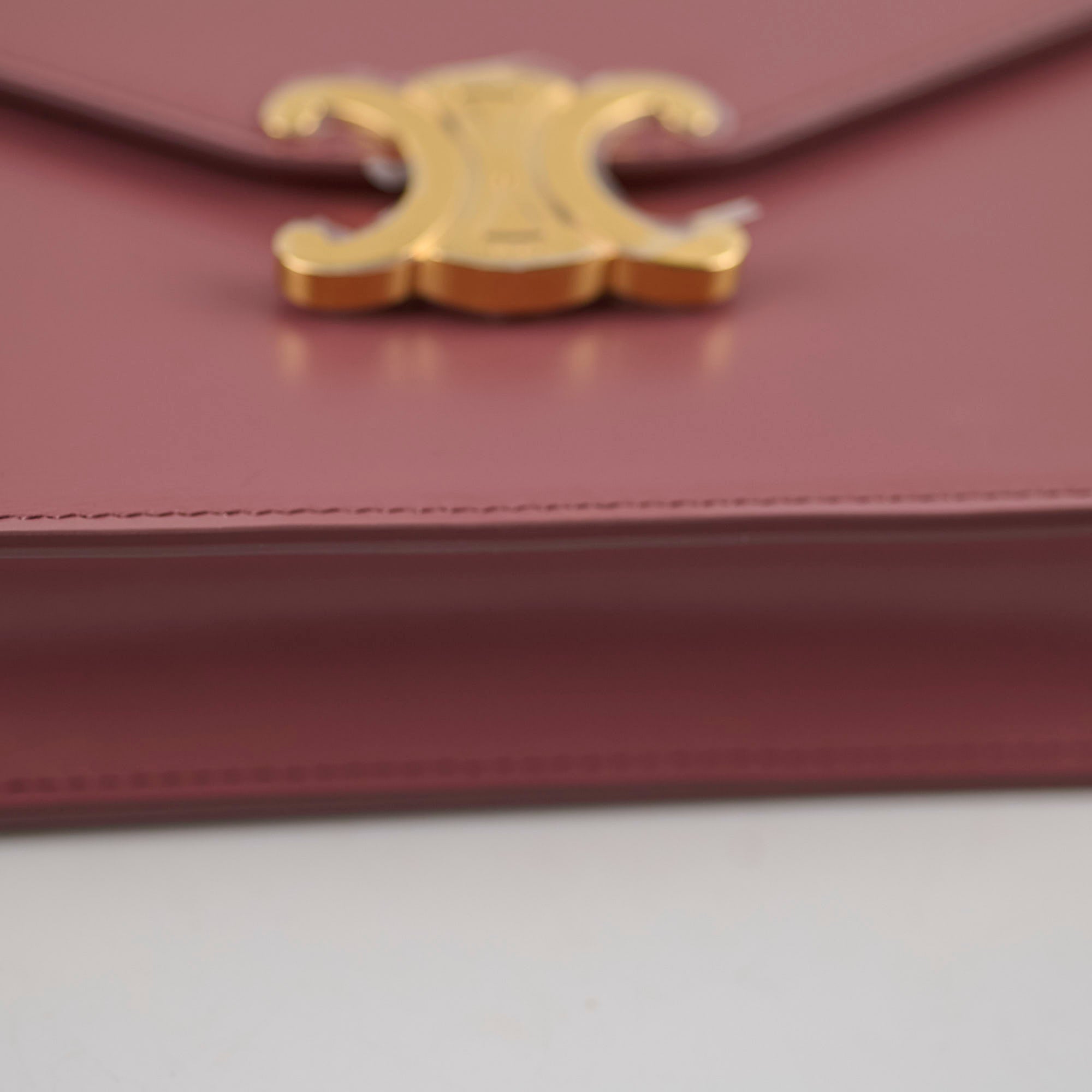Celine Margo Wallet On Chain - Vintage Rose Pink Crossbody Bag for Women | Perfect for Evening Parties, Date Nights & Travel