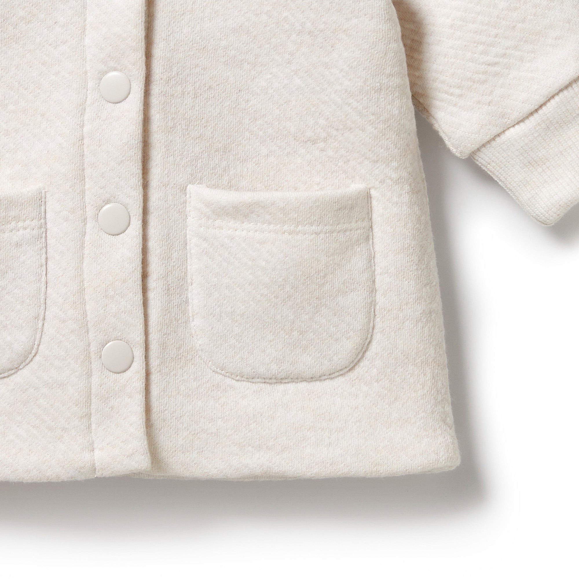 Organic Oatmeal Quilted Jacket for Women & Men - Lightweight Warm Winter Coat for Outdoor Hiking, Camping & Casual Wear