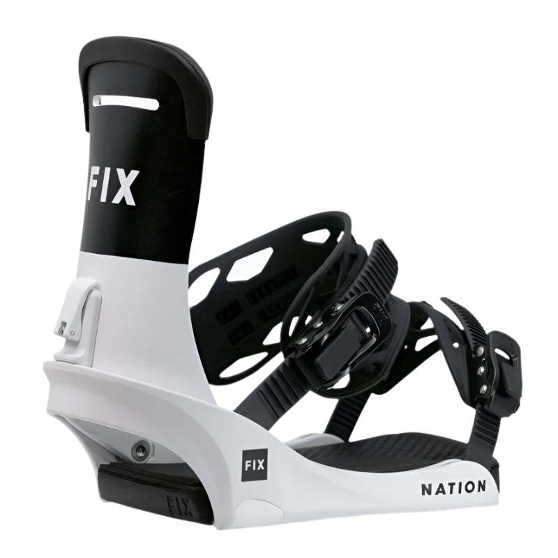Fix Nation 2024 Snowboard Bindings - High-Performance Adjustable Snowboard Bindings for All-Mountain & Freestyle Riding - Perfect for Powder, Park & Backcountry Adventures