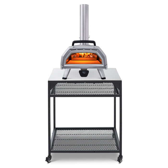 Ooni Modular Table Large UU P0AC00 - Premium Outdoor Pizza Prep & Serving Station for Backyard Parties & Camping