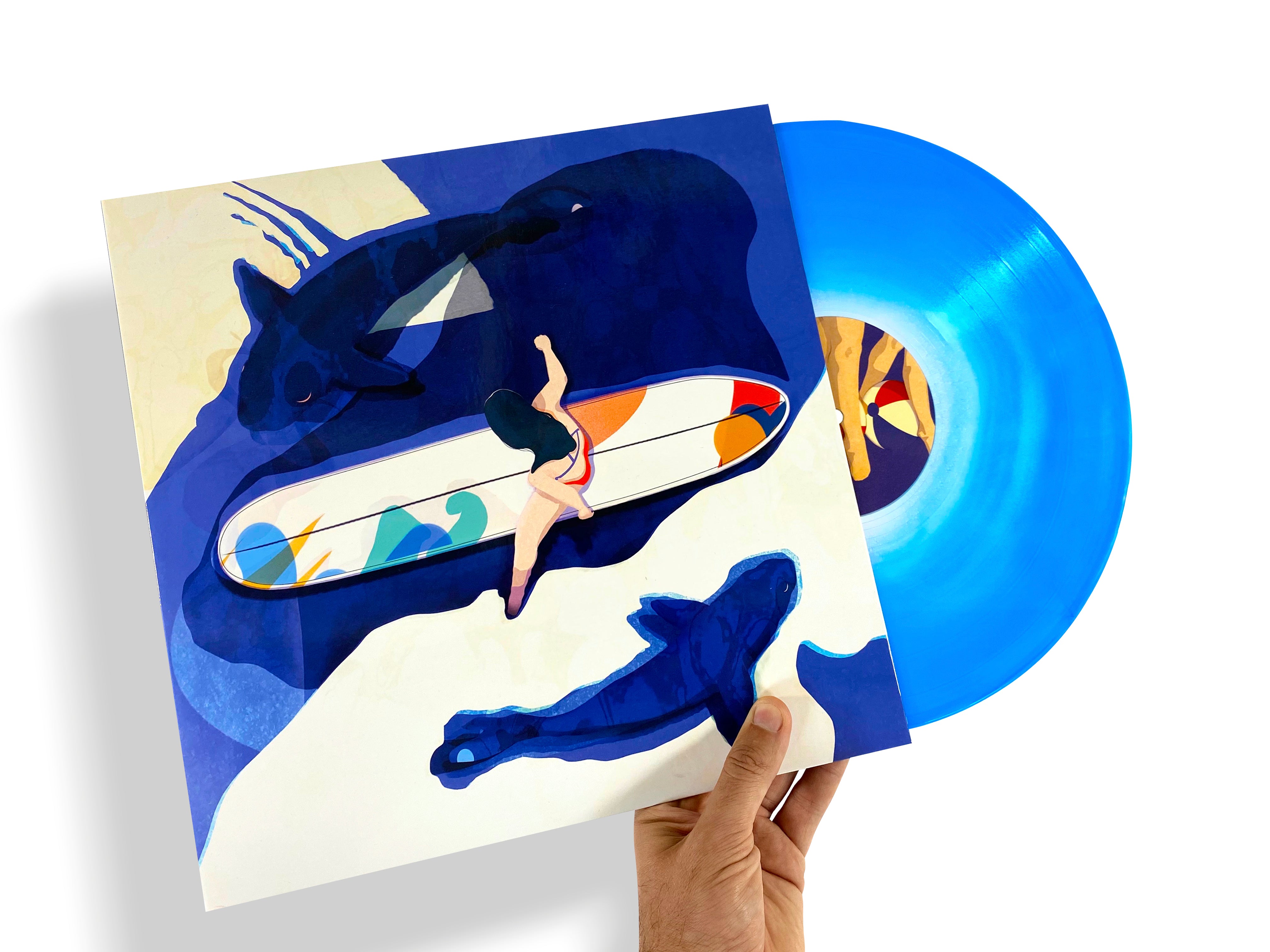 VIP // Ocean blue vinyl with crystal center