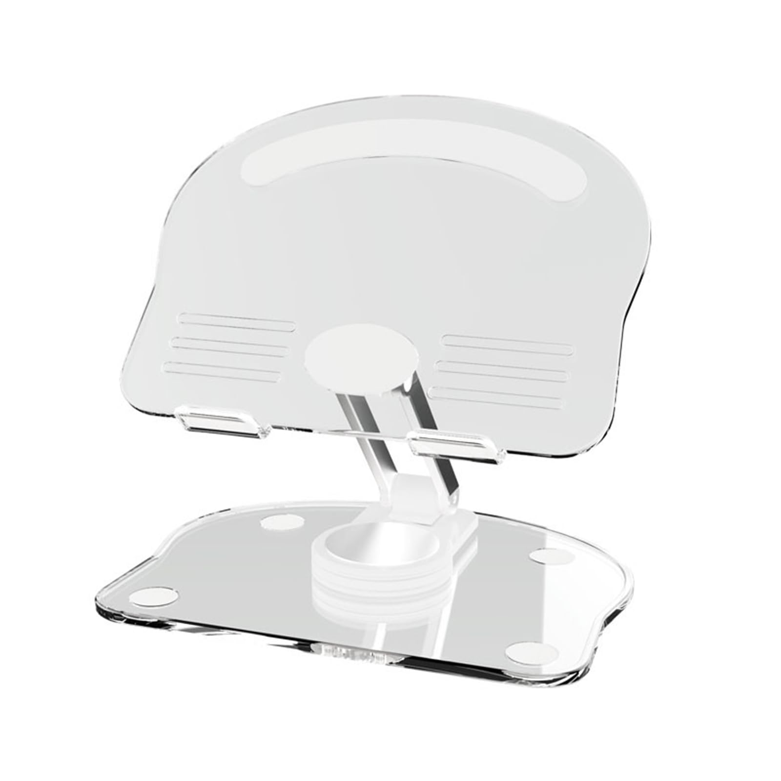 Rotating Phone and Tablet Stand Holder - Sturdy Acrylic Bracket for 4.7-13 Inch Devices, Perfect for Office Desk, Bed, Sofa & Car Use - Stable Viewing Stand for iPhone, iPad, Samsung & More