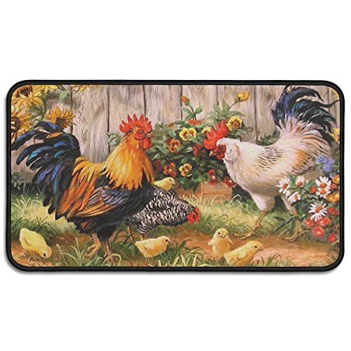 Rooster Kitchen Mat