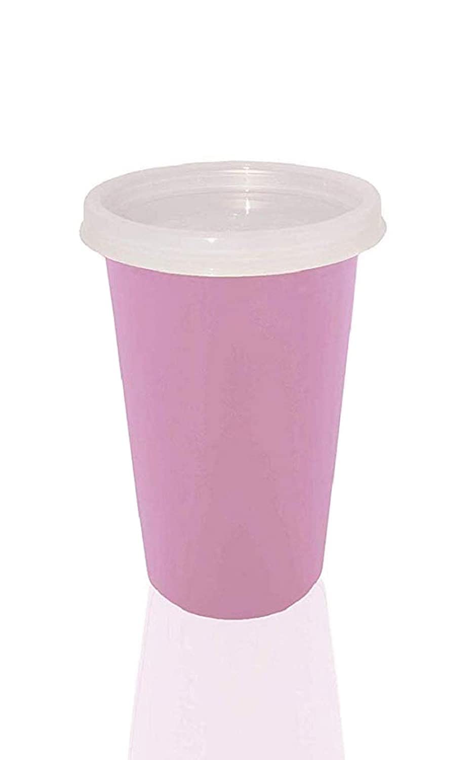 NOBILEA Glass Cup with Straw for Kids and Adults - 370ml Insulated Stainless Steel Straw, Leak-Proof Lid - Perfect for Milk, Juice, Smoothies (Pink) - Ideal for Home, Office, Travel and Outdoor Activities