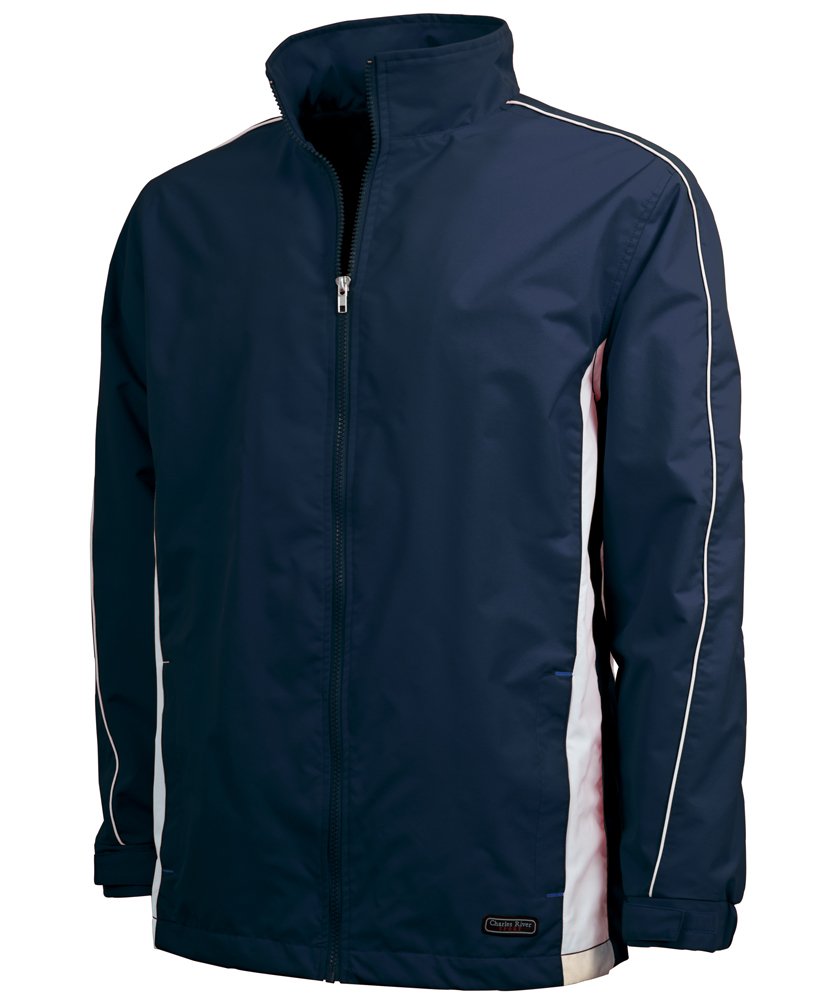 Charles River Apparel Men's Pivot Jacket - Lightweight Water-Resistant Windbreaker for Outdoor Activities, Hiking & Travel
