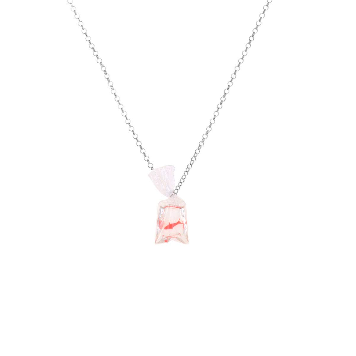PRETYZOOM Goldfish Water Pendant Necklace - Transparent Koi Fish Charm Jewelry for Women & Girls - Lucky Fish Necklace Gift for Birthday, Party & Fashion Accessories