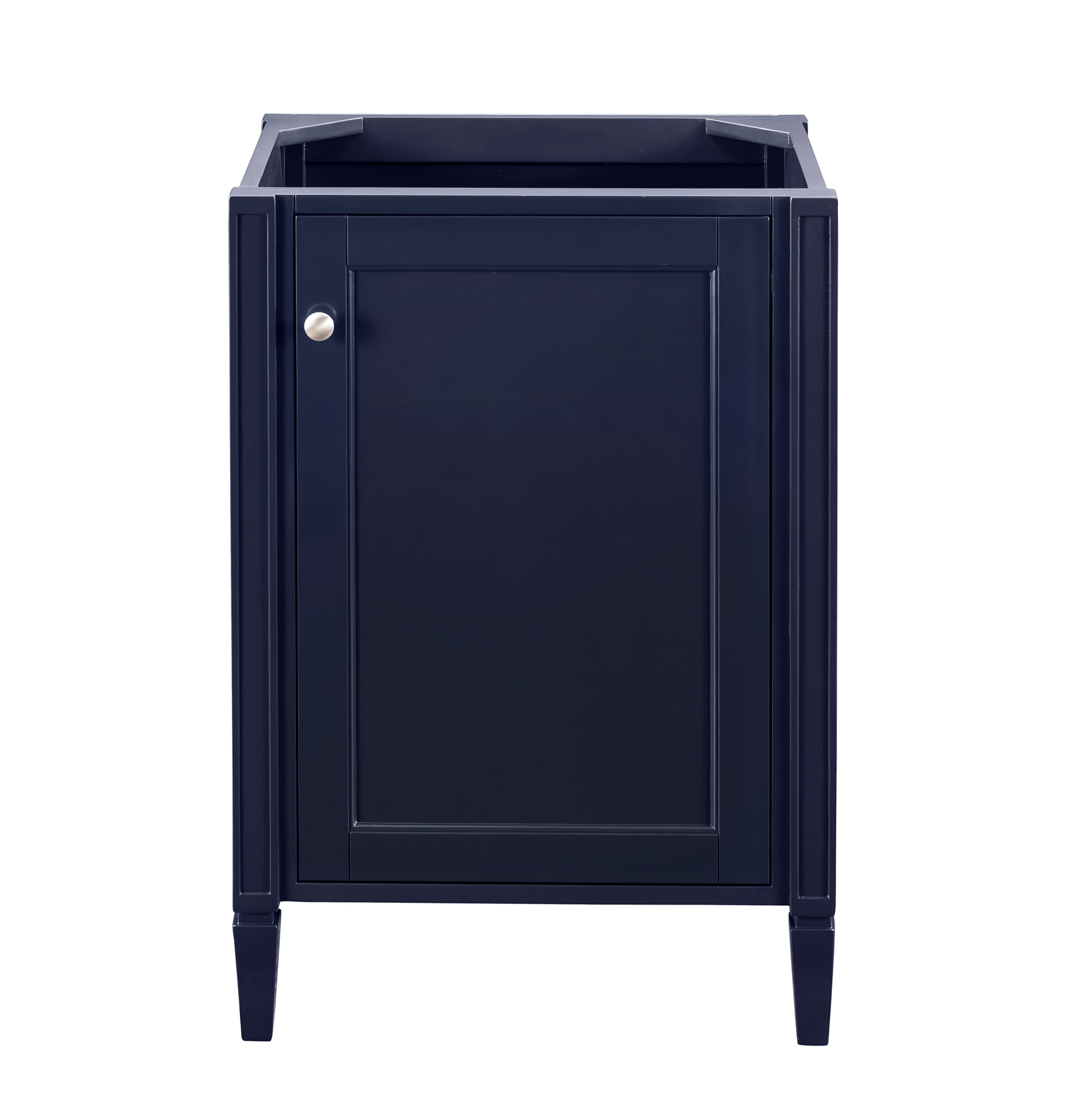 Britannia 24 Inch Single Bathroom Vanity Cabinet in Navy Blue - Modern Storage Solution for Small Bathrooms & Powder Rooms