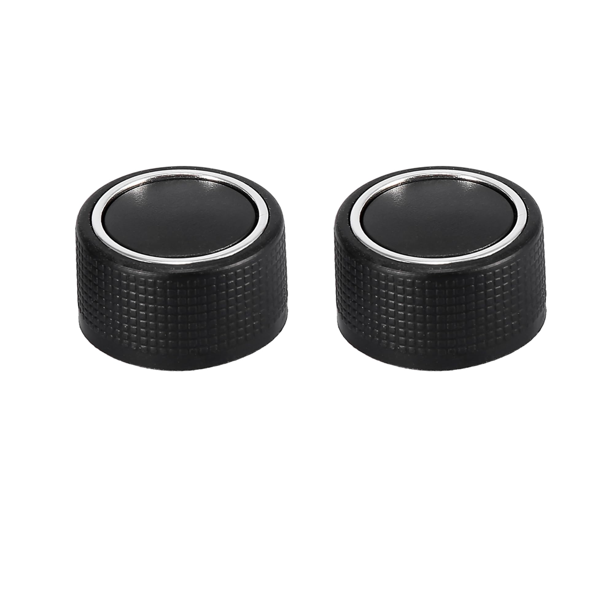 X AUTOHAUX 2-Pack Black Rear Audio Volume Control Knobs - Compatible with Chevrolet Tahoe, Traverse, Suburban & GMC Sierra, Acadia (Replaces GM Part# 22912547) - Perfect for Car Stereo Upgrades and DIY Repairs