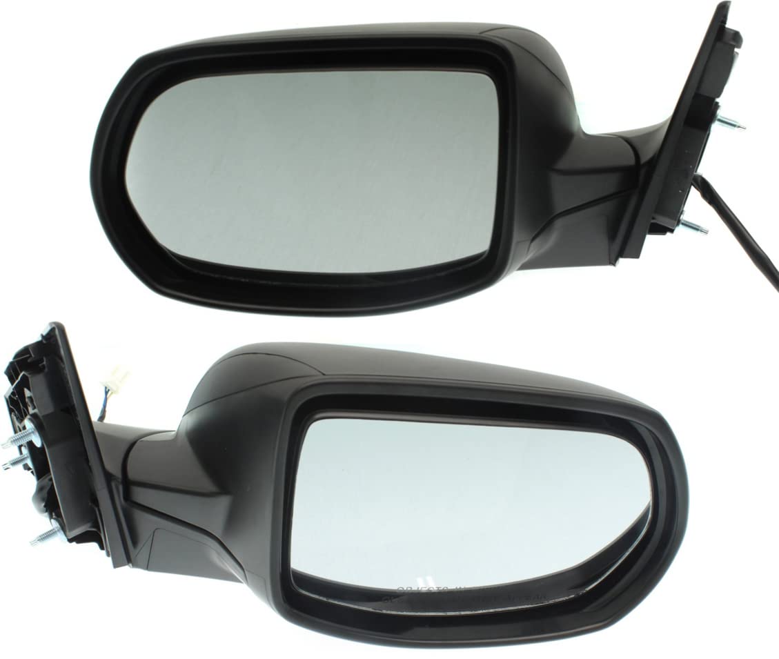 Kool Vue Power Side Mirrors for Honda CR-V 2017-2022 - Driver & Passenger Non-Heated Replacement Mirrors Without Turn Signal & Blind Spot Monitor - Textured OEM Style - Perfect for Daily Commuting & Highway Driving