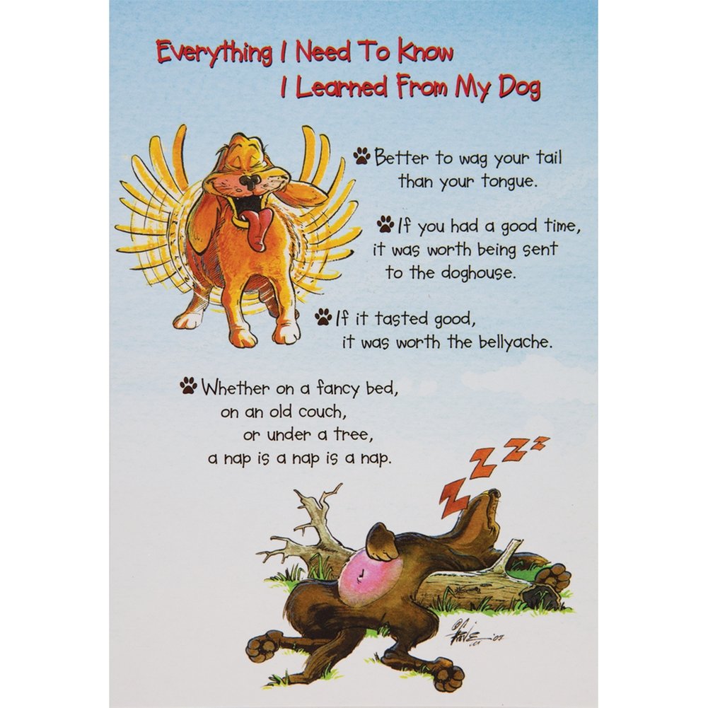Always Be A Pup At Heart! Birthday Greeting Card - Funny Dog Lover Birthday Card for Friends & Family - Perfect for Dog Owners, Pet Lovers & Animal Enthusiasts
