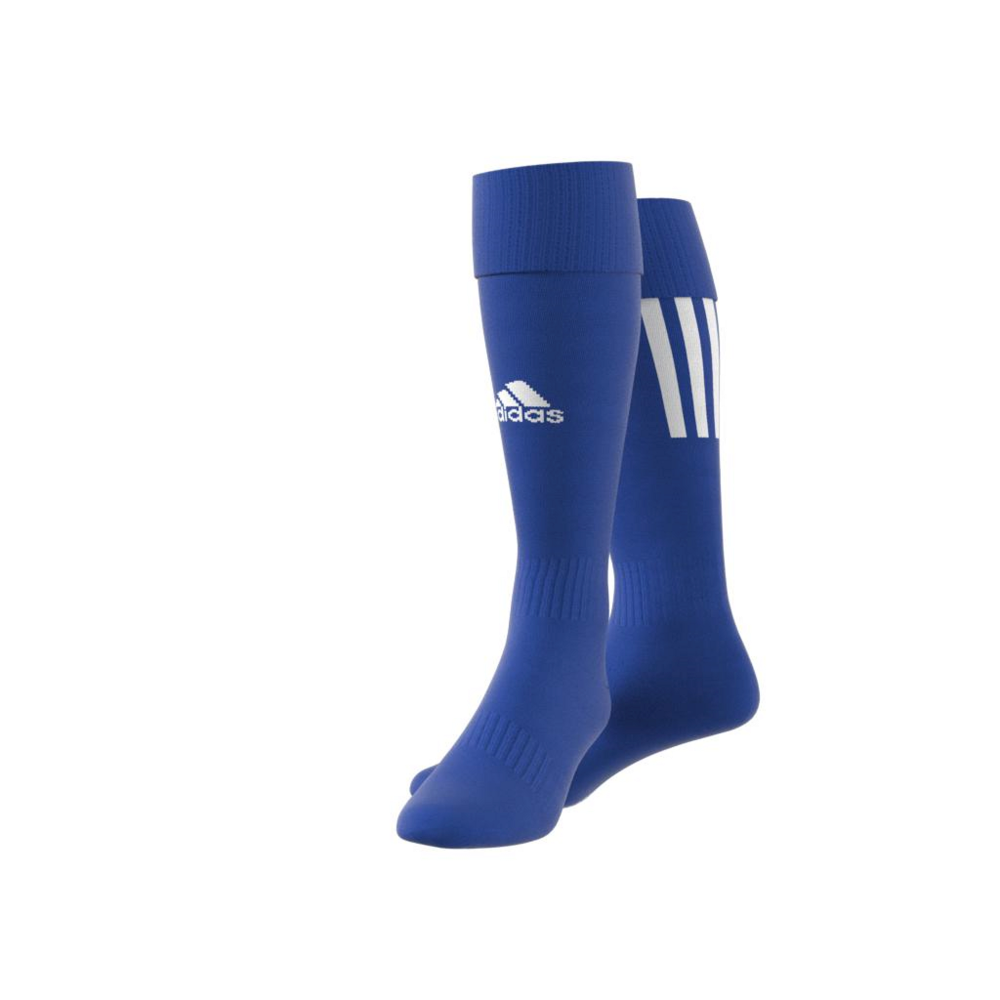 Adidas Santos 18 Soccer Socks - Blue & White Football Crew Socks for Men & Women - Perfect for Training, Matches & Sports Performance