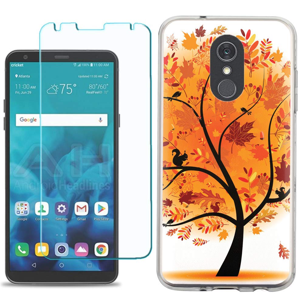 LG Stylo 4 Phone Case with Screen Protector - Slim TPU Cover for Daily Protection