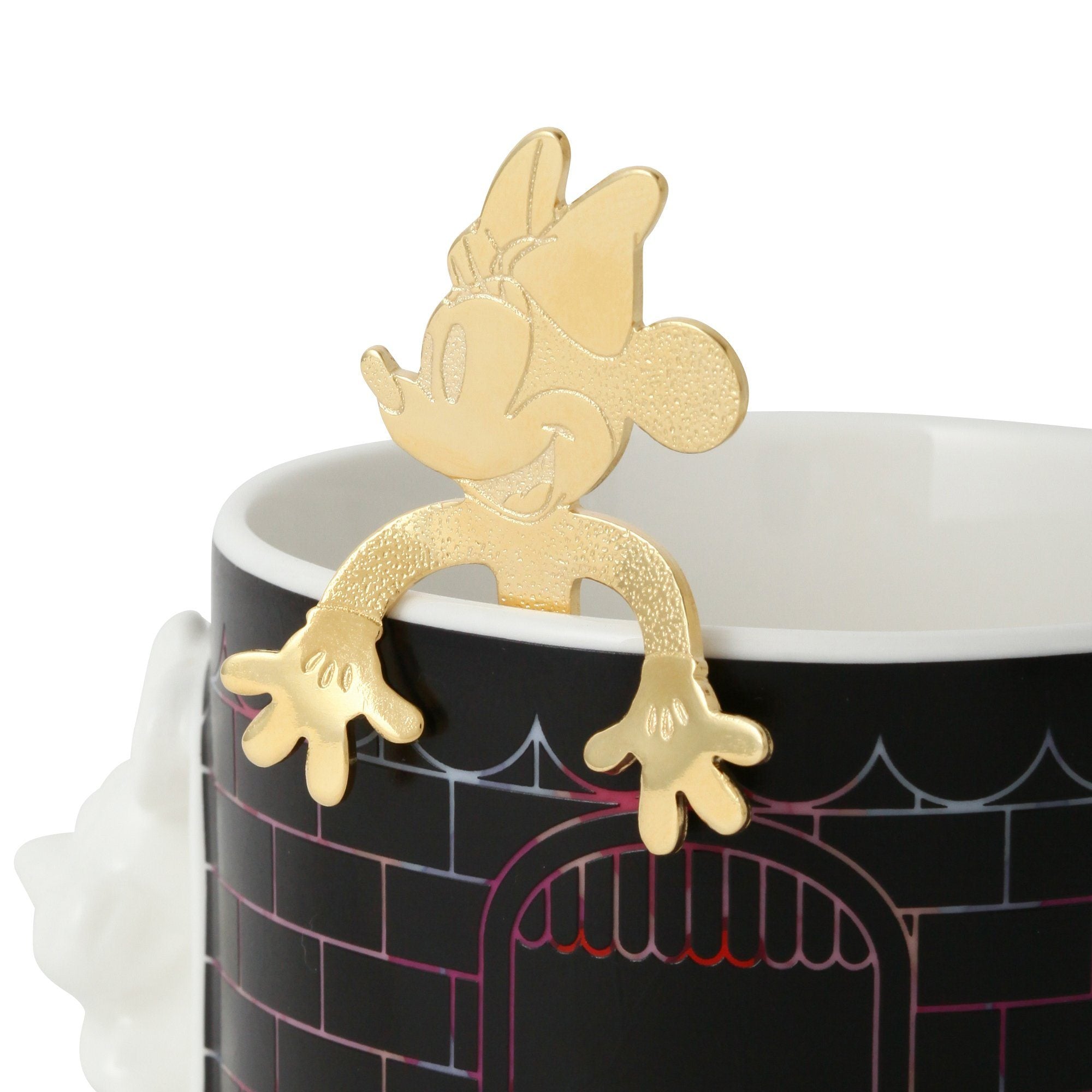 Disney Minnie Mouse Gold Coffee Spoon - Cute & Elegant Stirring Spoon for Tea, Coffee, and Desserts - Perfect for Disney Fans, Gifts, and Home Decor