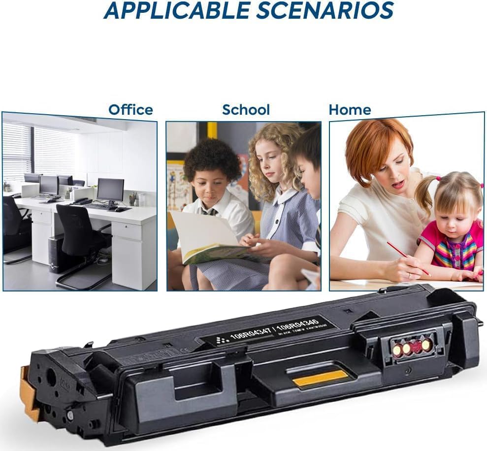 B205 B210 B215 Black Toner Cartridge - 2-Pack for Office Printers