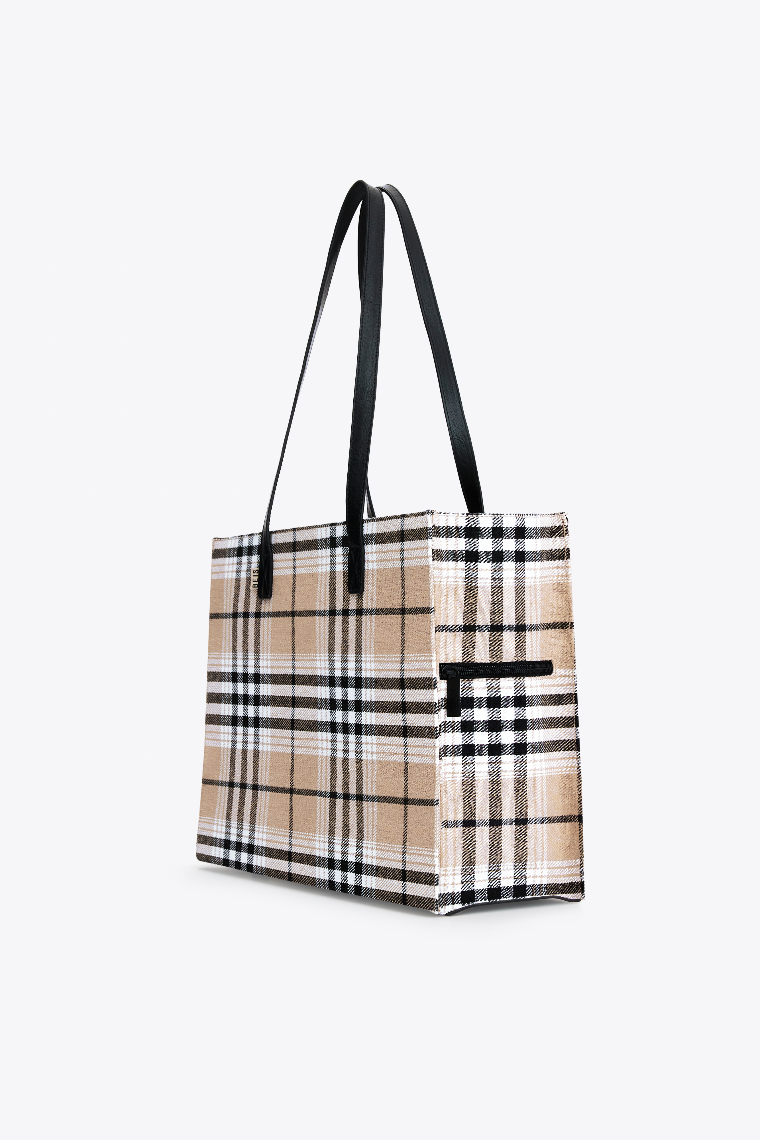Stylish Plaid Work Tote Bag for Women - Professional Office Laptop Bag with Spacious Compartments | Perfect for Business, Commuting & Travel