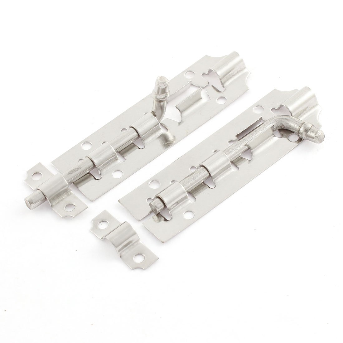 uxcell 4 Inch Stainless Steel Door Latch Slide Lock Barrel Bolt - 2 Pack for Home Security, Sheds, Gates & Cabinets