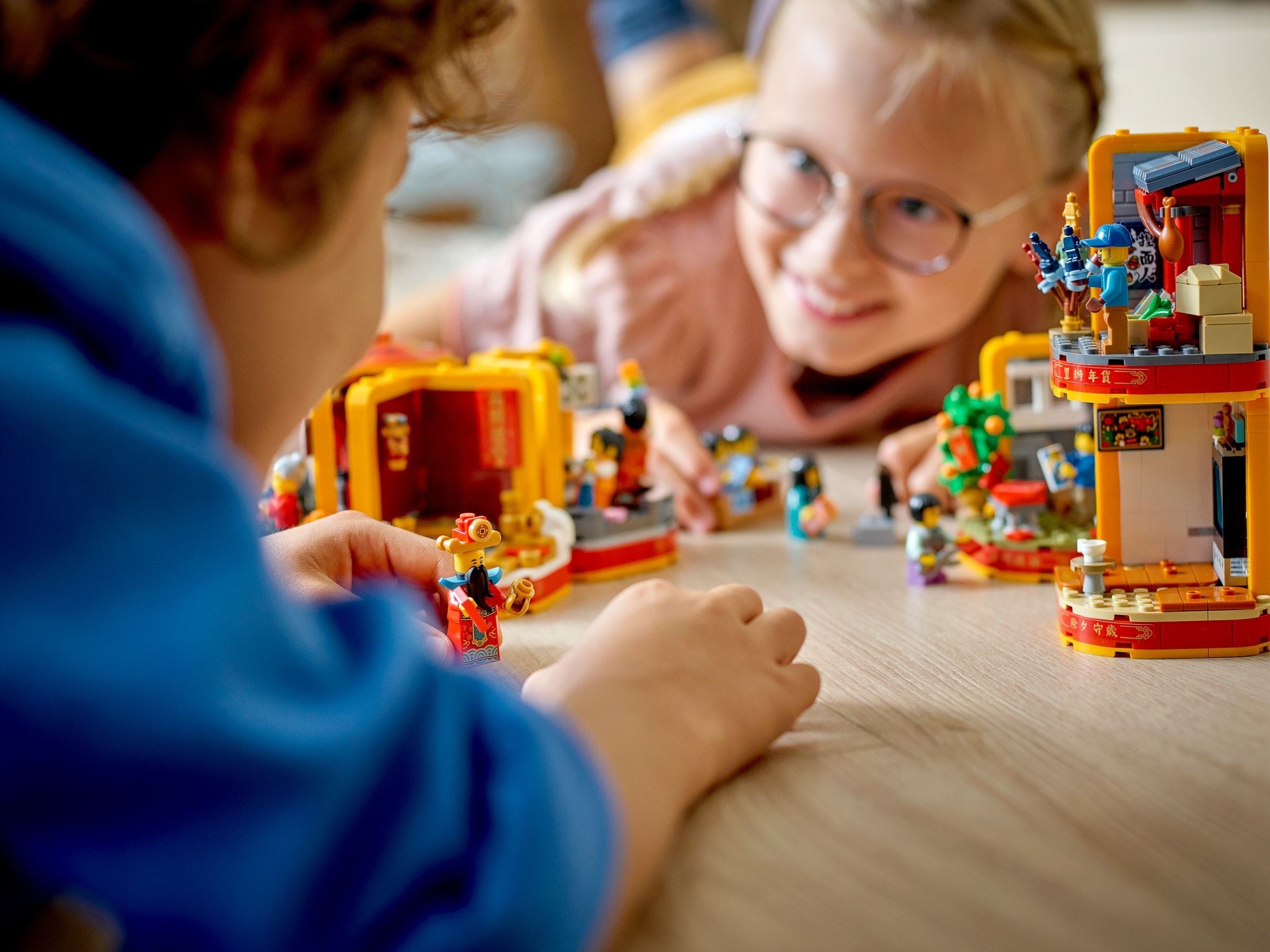 LEGO 80108 Lunar New Year Traditions Building Set - Chinese New Year Celebration Model Kit for Kids & Adults - Perfect for Holiday Decorations & Festive Gift Giving