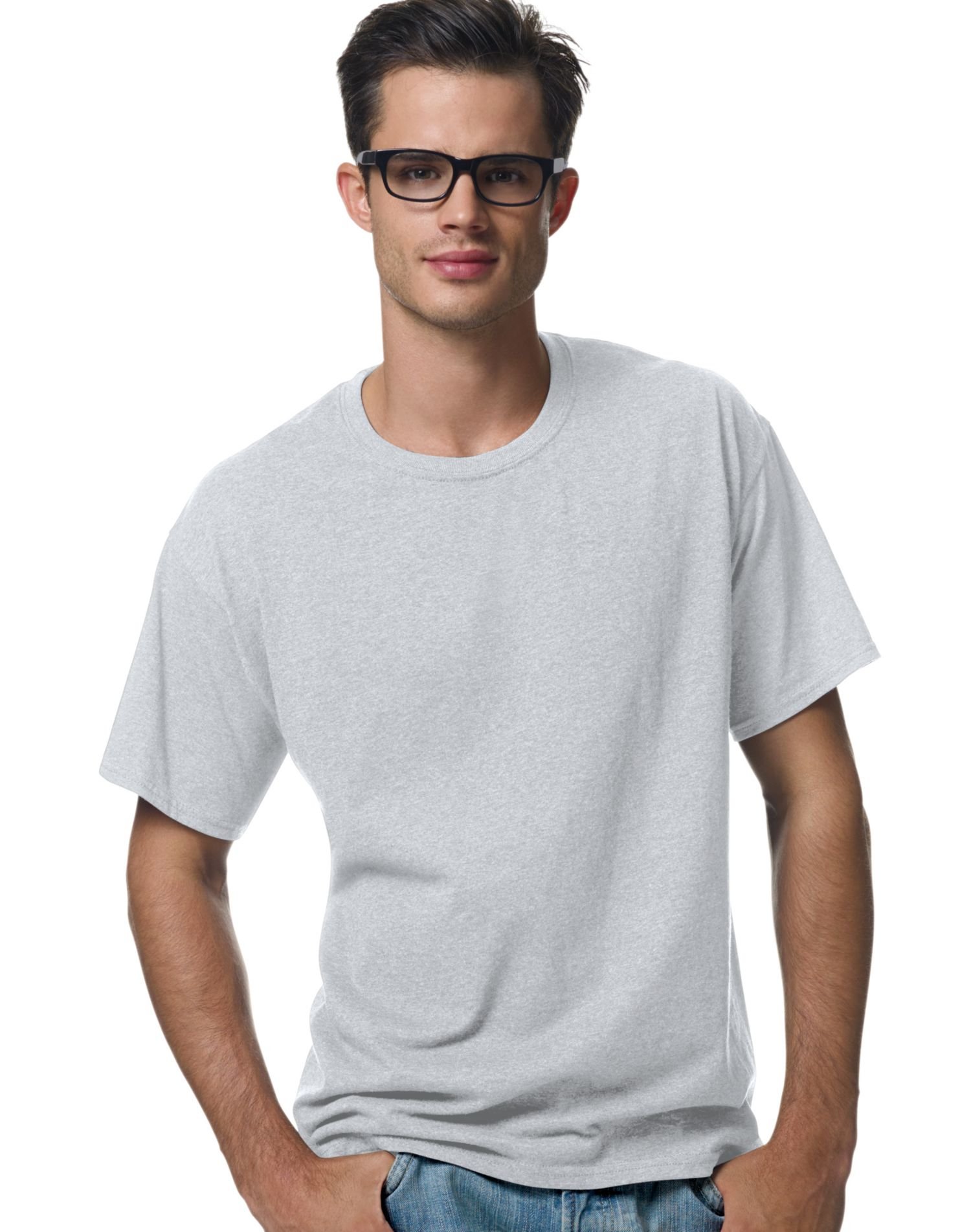 Hanes ComfortBlend EcoSmart Crewneck T-Shirt for Men & Women - Soft, Breathable Cotton Blend Tee for Casual Wear, Workouts & Everyday Comfort