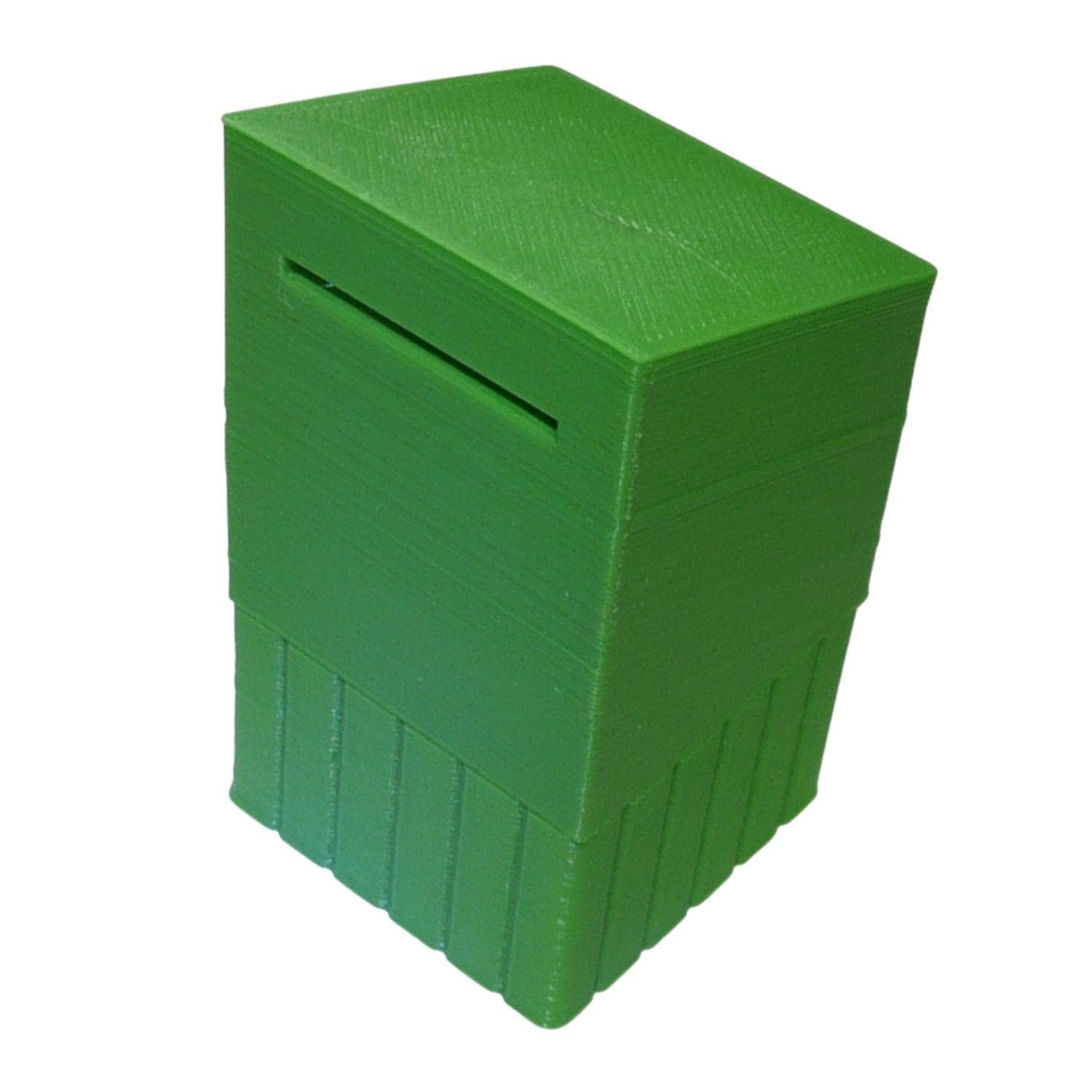 USPS Compatible Mailbox Shaped Postage Stamp Dispenser for Roll Stamps | Made in USA | Perfect for Offices, Mail Rooms & Home Use (PR156-GRN)