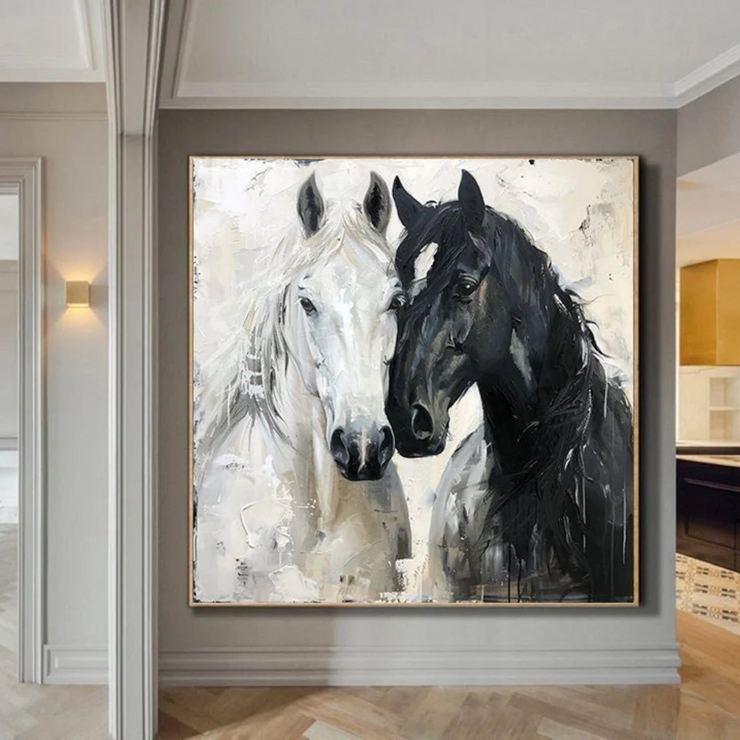 Animal Art Painting #AP159 - Handmade Wildlife Canvas Art for Home & Office Decor | Perfect for Living Room, Bedroom, or Gift