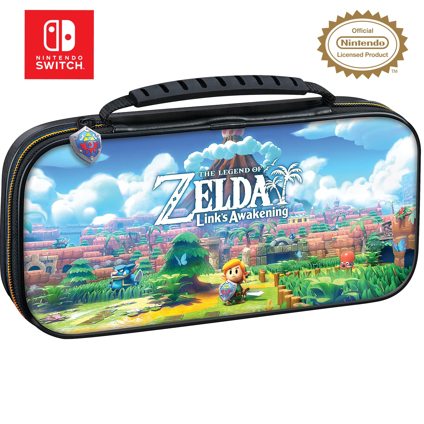 Nintendo Switch Case for Switch OLED, Switch & Switch Lite - Hard Protective Travel Carrying Case with Adjustable Stand & Bonus Game Storage | Portable Gaming Accessory for Travel, Commuting & Home Use