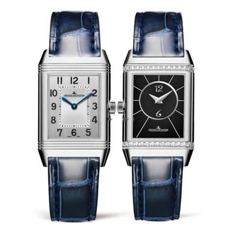 Jaeger-LeCoultre Reverso Classic Duetto Ladies Watch - Stainless Steel & Diamonds | Luxury Swiss Timepiece for Women | Perfect for Formal Events & Special Occasions