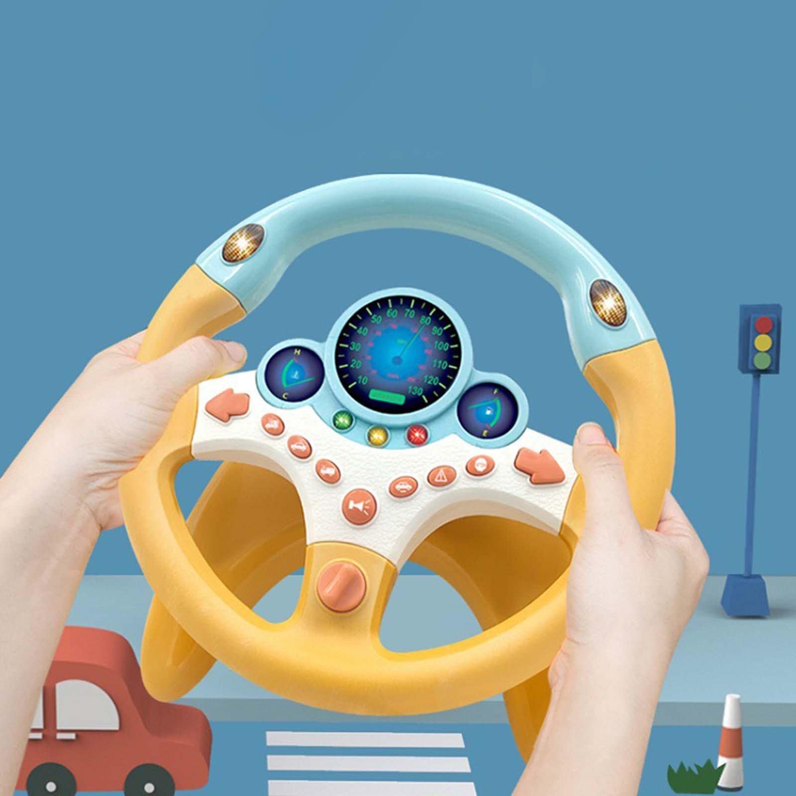 Interactive Electric Simulation Steering Wheel Toy for Babies - Fun Learning & Music Play - Perfect for Car Playtime & Early Childhood Development