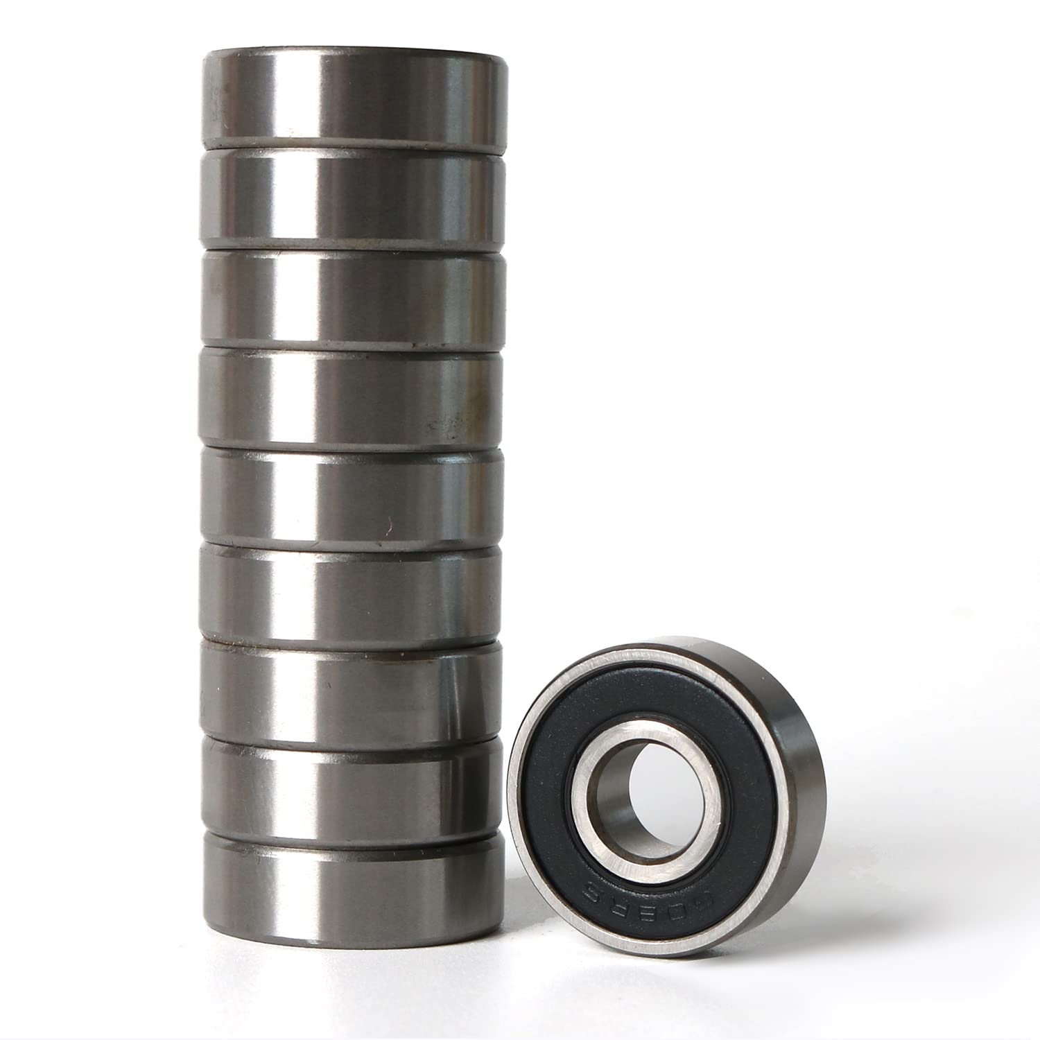 High-Speed ABEC-9 608-2RS Ball Bearings - 10 Pack for Skateboards, Scooters, Blenders & Roller Skates | Durable Sealed Bearings for Smooth Performance in High-Speed Applications