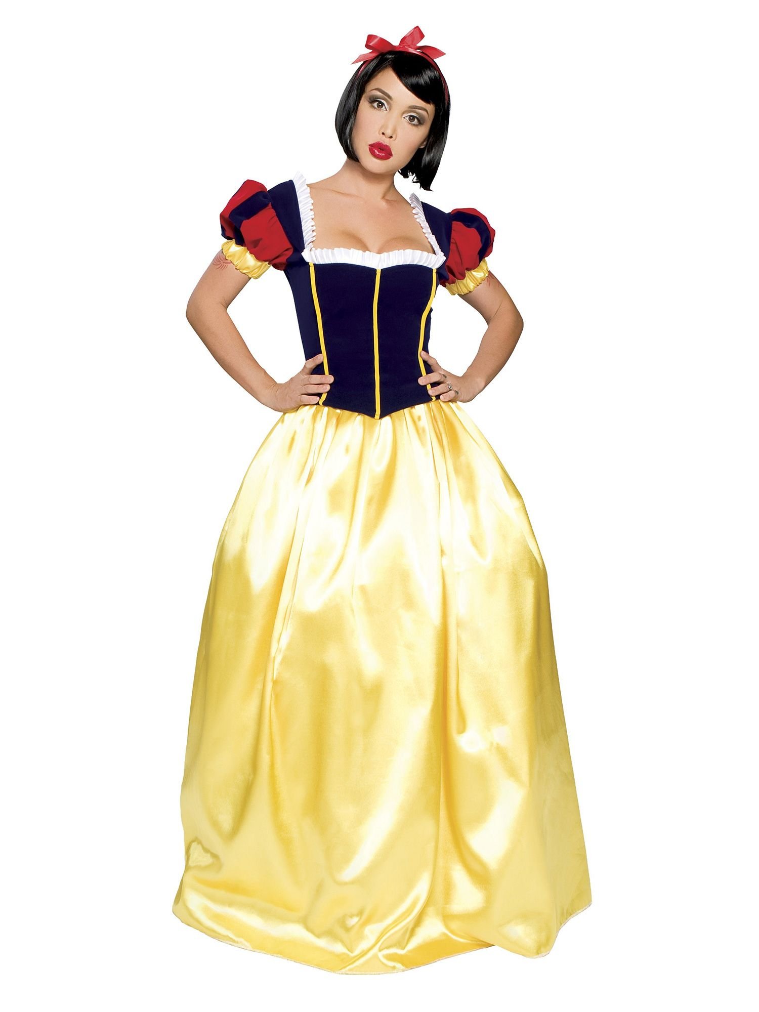 Sexy Snow White Costume for Women - Disney Princess Halloween Party Dress - Perfect for Cosplay, Halloween, and Themed Parties