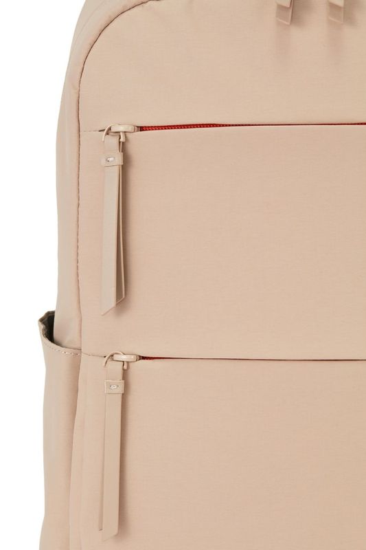 American Tourister Bridget Backpack ASR - Light Taupe Travel Backpack for Women & Men, Durable Carry-On Backpack for School, Work, Commuting & Weekend Trips