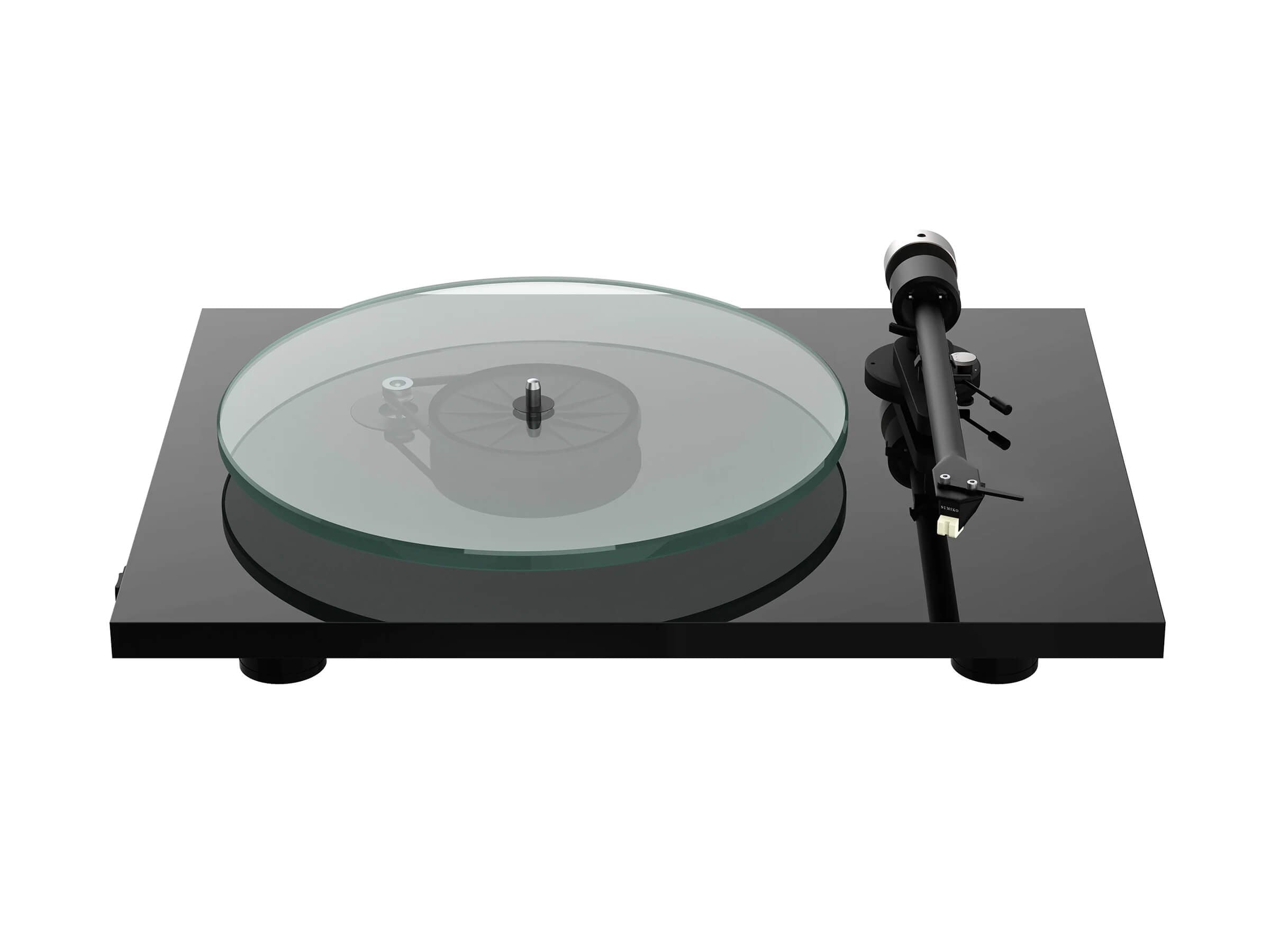Pro-Ject T2 W Turntable - High Fidelity Vinyl Record Player with Belt Drive & Built-in Phono Preamp - Perfect for Home Audio & DJ Setups