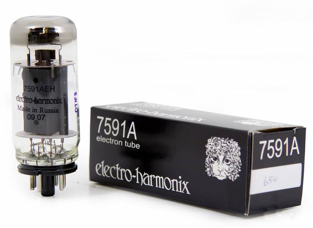 Electro Harmonix 7591A Vacuum Tube - Premium Audio Amplifier Replacement for Guitar Amps & Hi-Fi Systems - Perfect for Musicians & Audiophiles