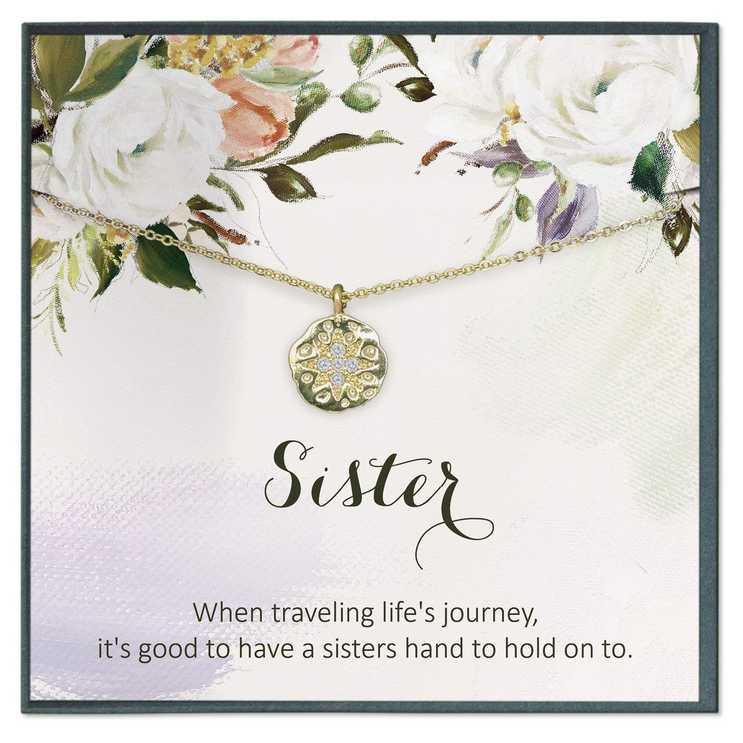 Grace Pearl Sister Necklace - Elegant Birthday Gift for Sisters, Thoughtful Present from Brother - Perfect for Birthdays, Anniversaries & Special Occasions