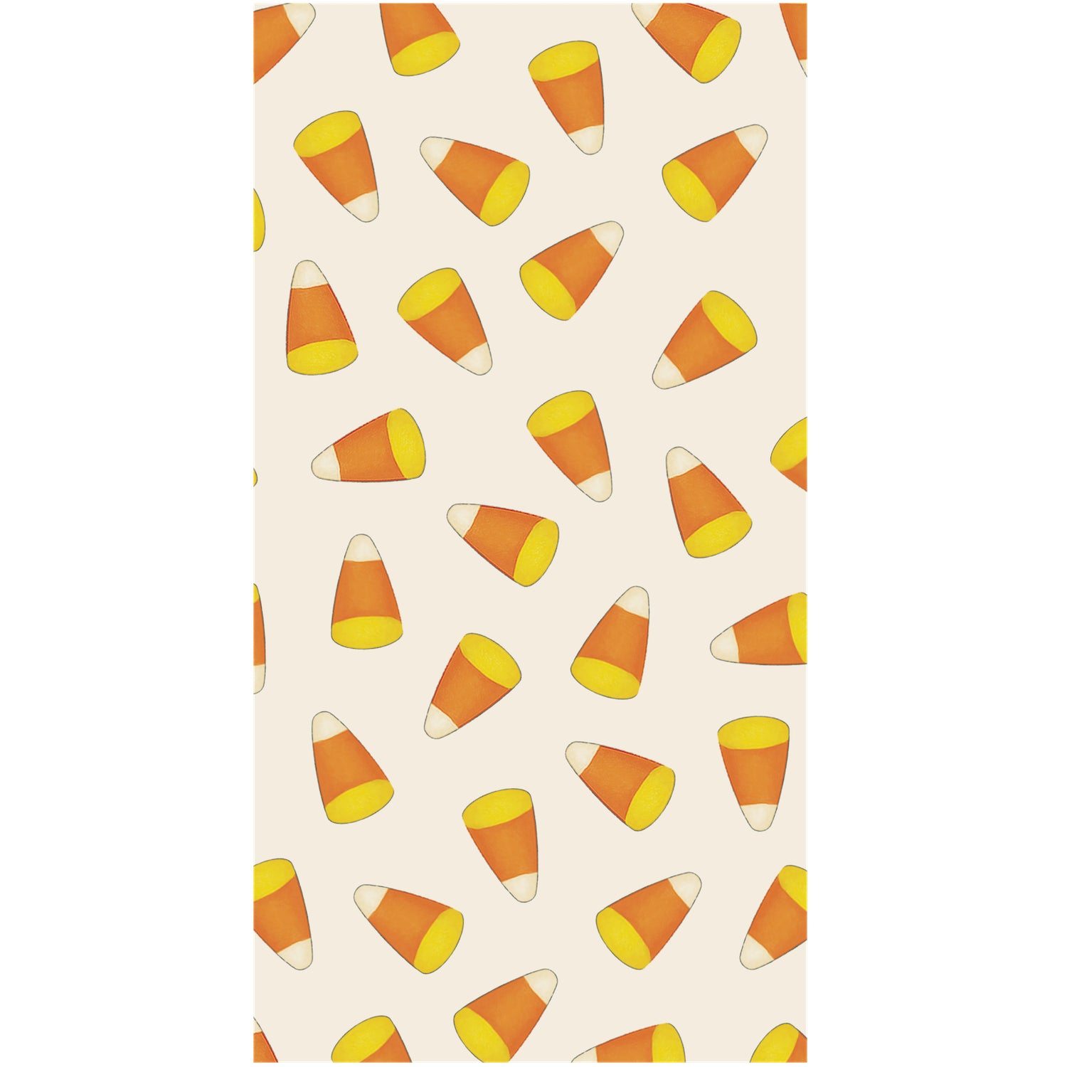 Halloween Candy Corn Printed Guest Napkins - 50 Count, Disposable Party Napkins for Halloween, Thanksgiving, and Fall Celebrations - Perfect for Table Settings, Dessert Plates, and Party Decorations