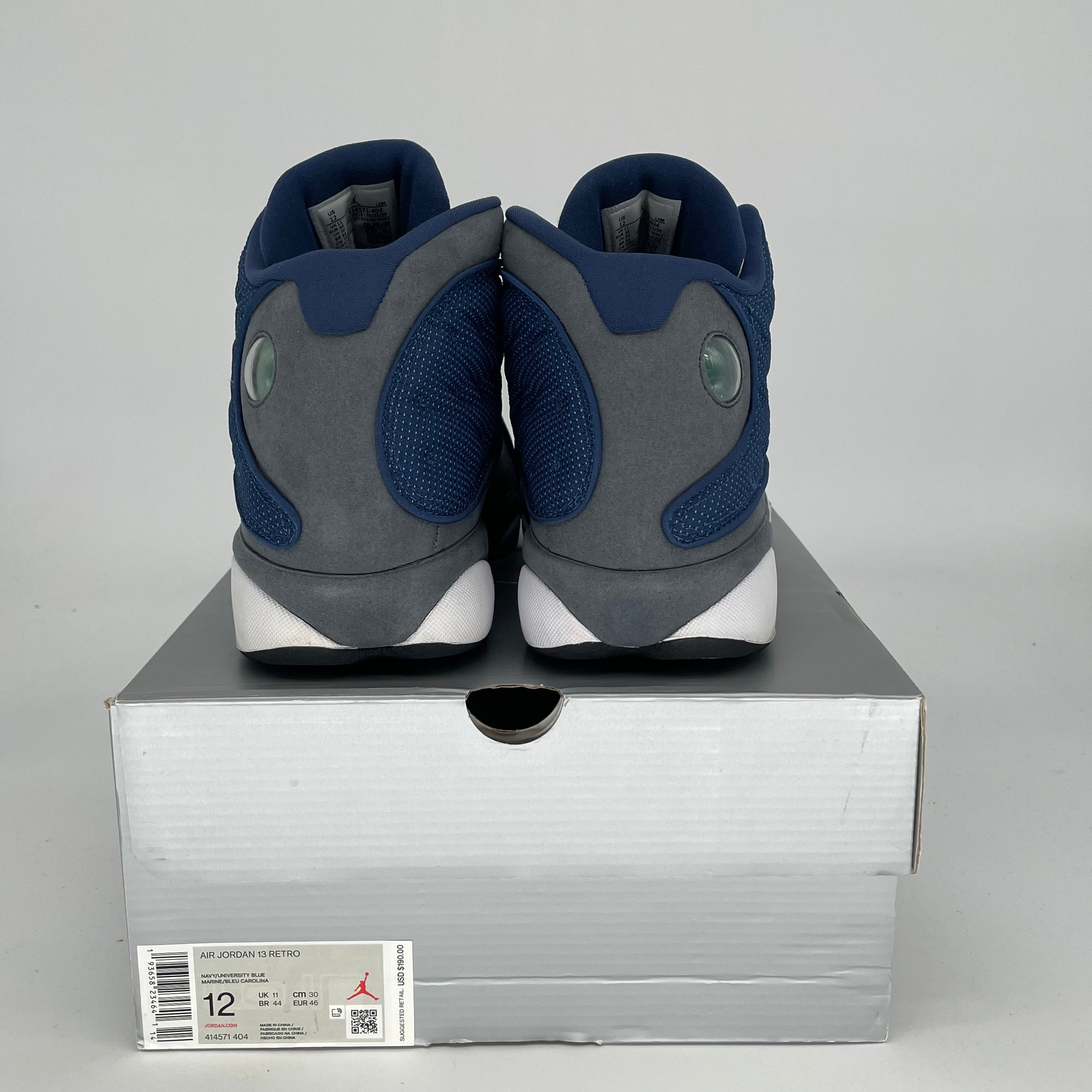 Original Air Jordan 13 Retro 'Flint' Size 12 Men's Basketball Shoes 414571-404 - Perfect for Streetwear, Sneaker Collecting & Casual Wear