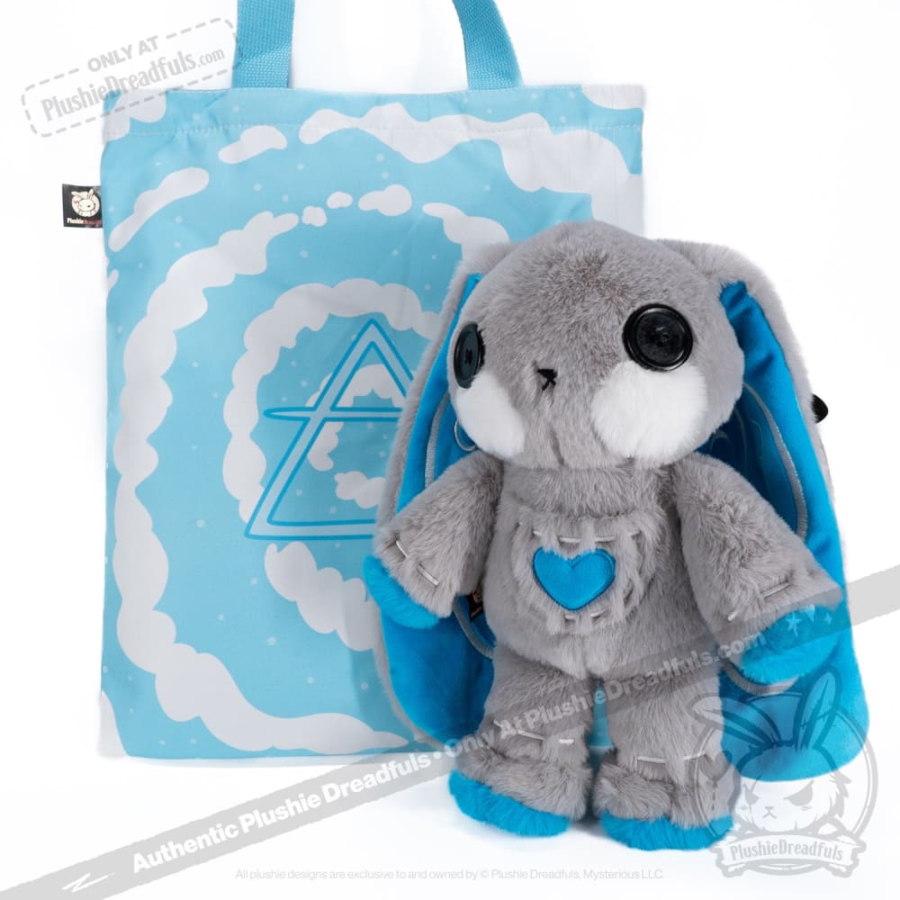 Plushie Dreadfuls Asthma Rabbit V2 - Soft Stuffed Animal Toy for Kids with Asthma Awareness | Cute Comfort Plush for Bedroom Decor, Gift for Children with Breathing Conditions