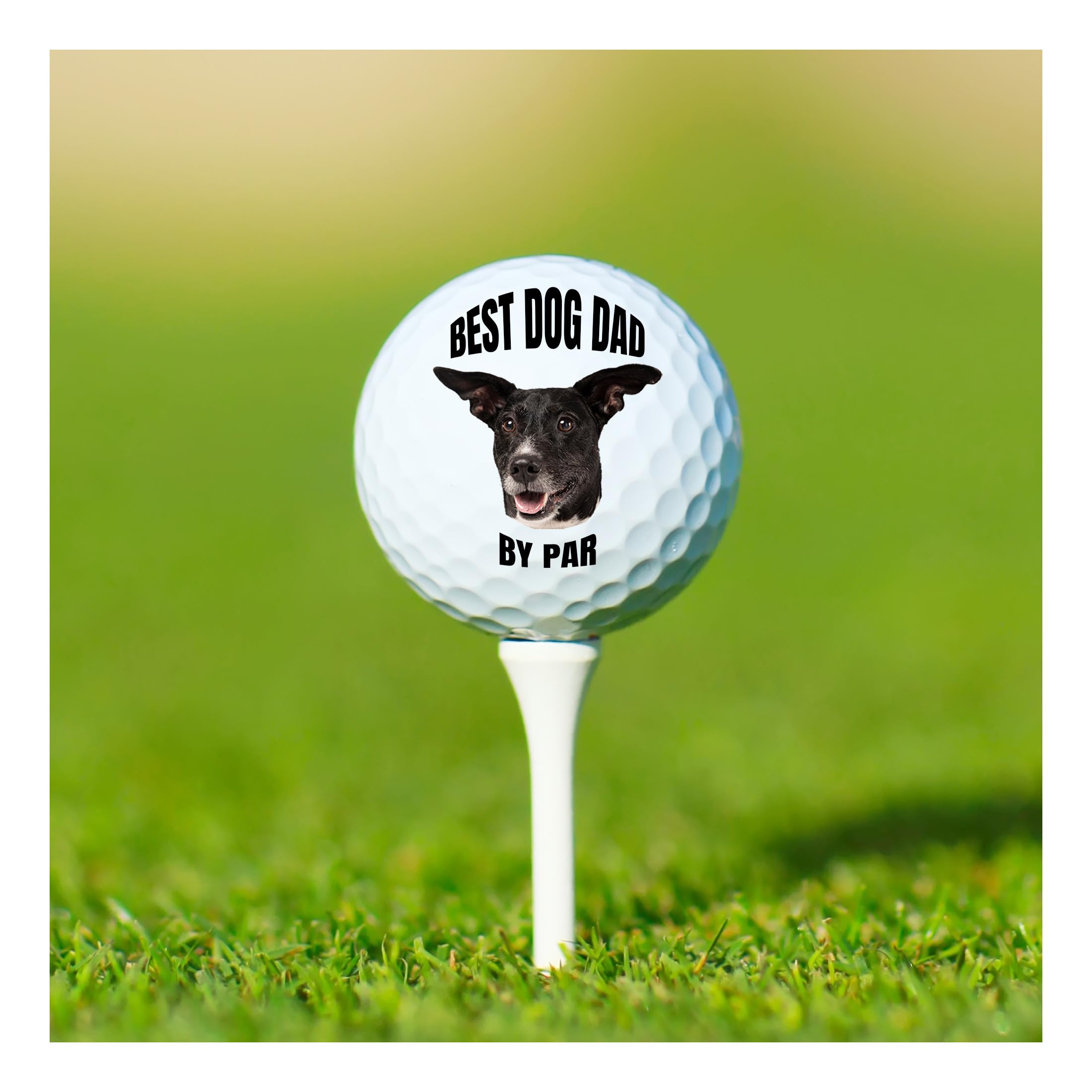 Personalized Custom Dog Golf Balls - Fun Golf Gifts for Dog Lovers & Pet Birthday Presents - Perfect for Dog Day, Golf Tournaments & Pet-Themed Events