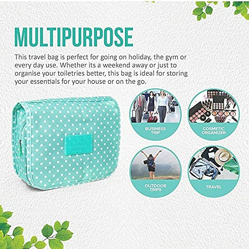 **GPNT Portable Hanging Toiletry Bag for Travel - Waterproof Cosmetic Makeup Organizer with Multiple Pockets, Unisex Travel Essentials for Bathroom & Gym Storage**    *(Perfect for Camping, Business Trips, and Daily Use - Compact & Lightweight Design for Easy Packing)*