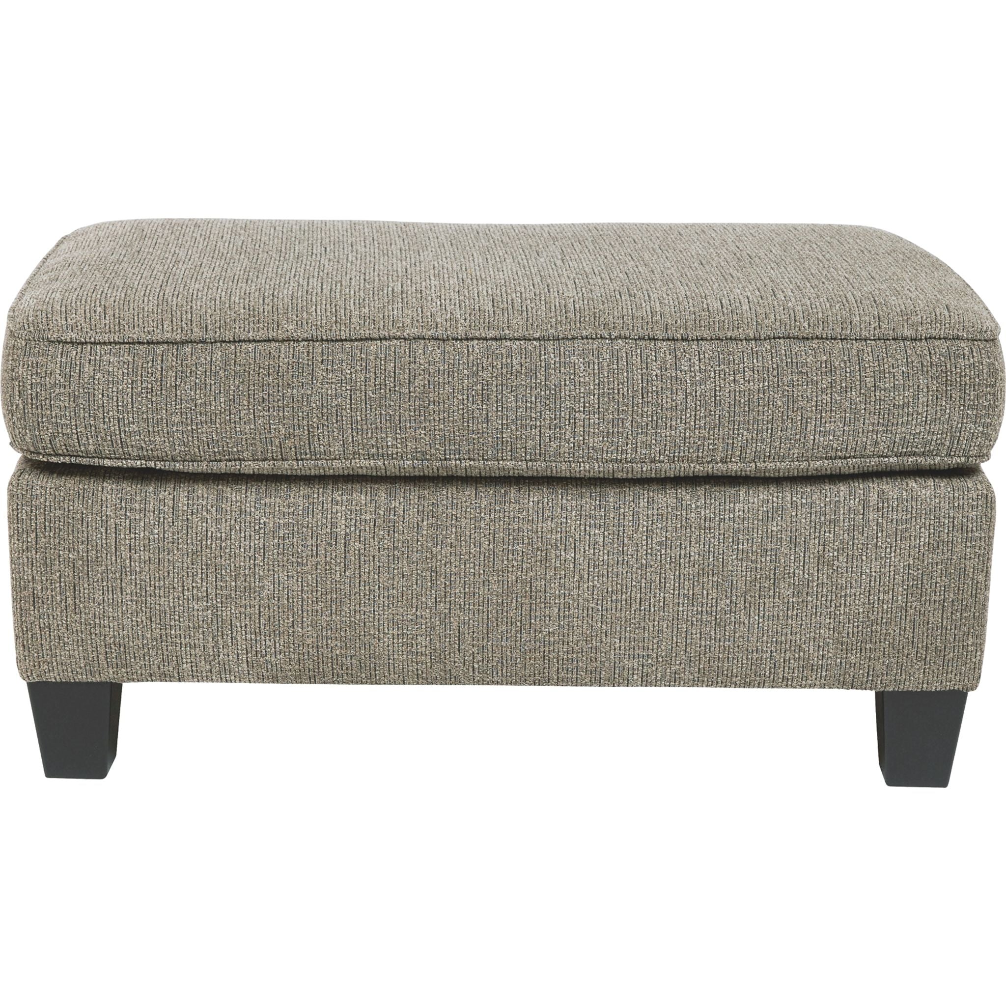 Barnesley Platinum Ottoman Storage Bench - Stylish Footrest with Hidden Storage for Living Room, Bedroom, or Entryway