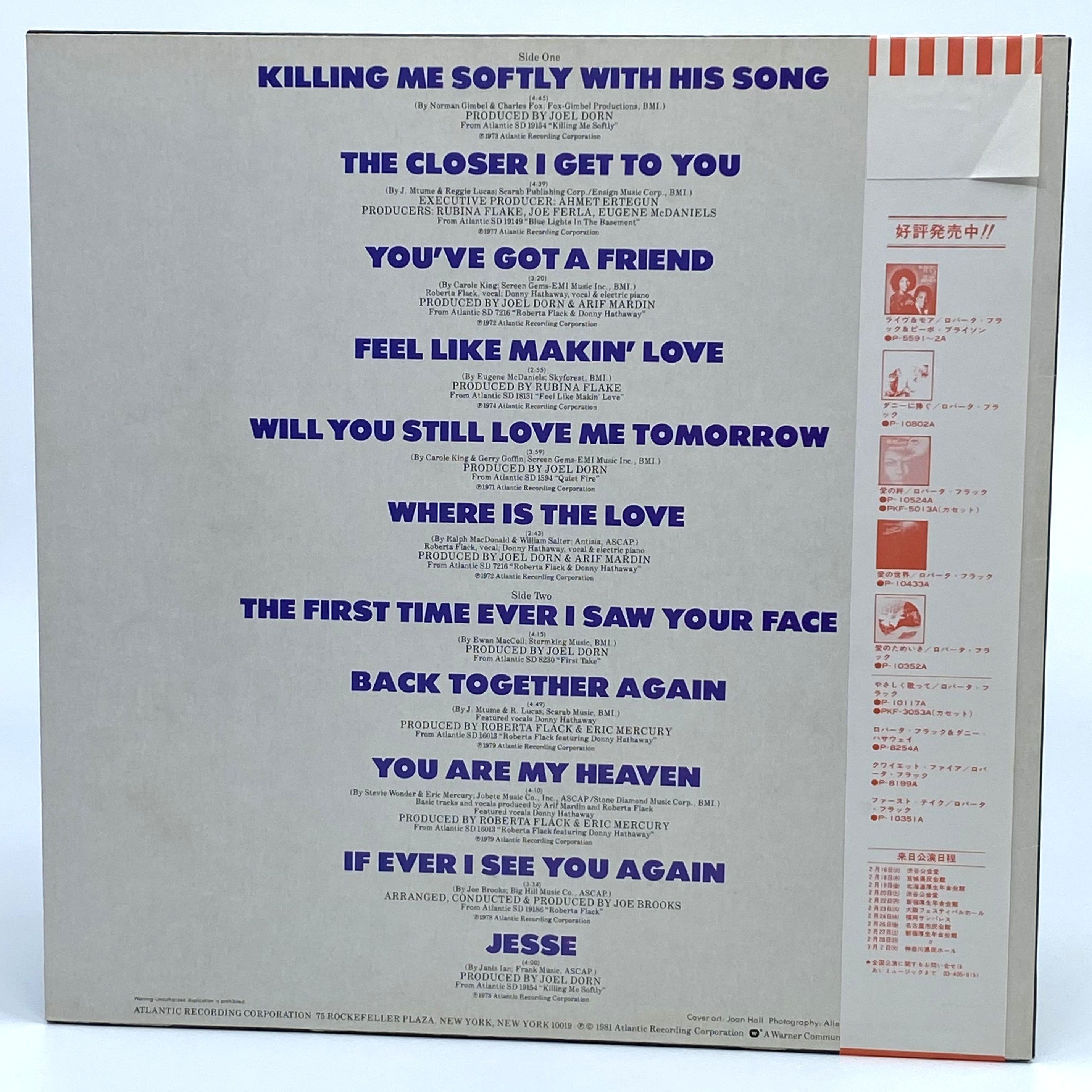 Roberta Flack Greatest Hits CD - Classic Soul & R&B Music Collection | Perfect for Relaxing, Romantic Evenings & Music Lovers