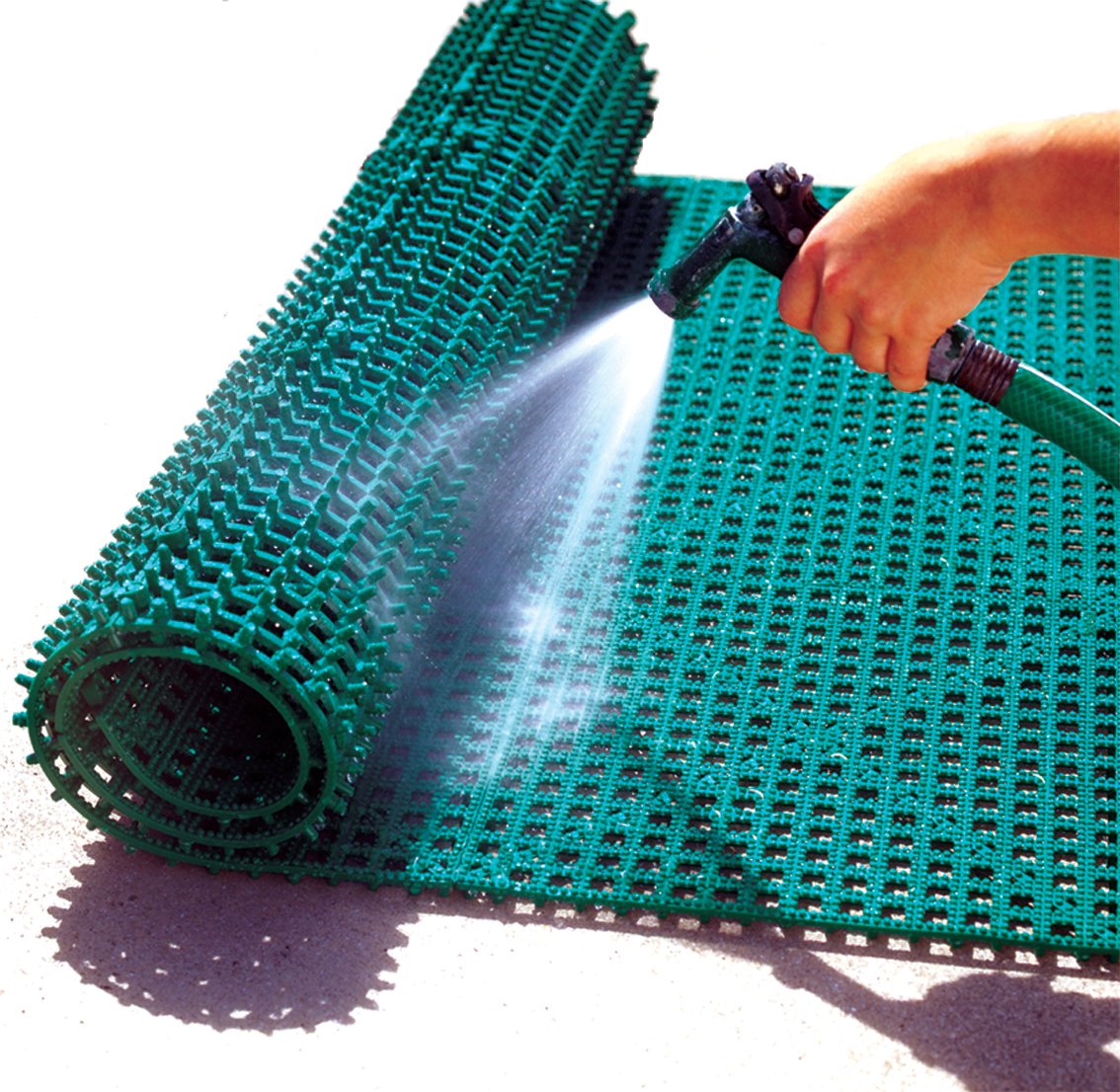 Dri-Dek® 3'x4' Interlocking Gray Flooring Sheets for Patio, Lanai & Pool Deck - Durable, Non-Slip Outdoor & Indoor Use