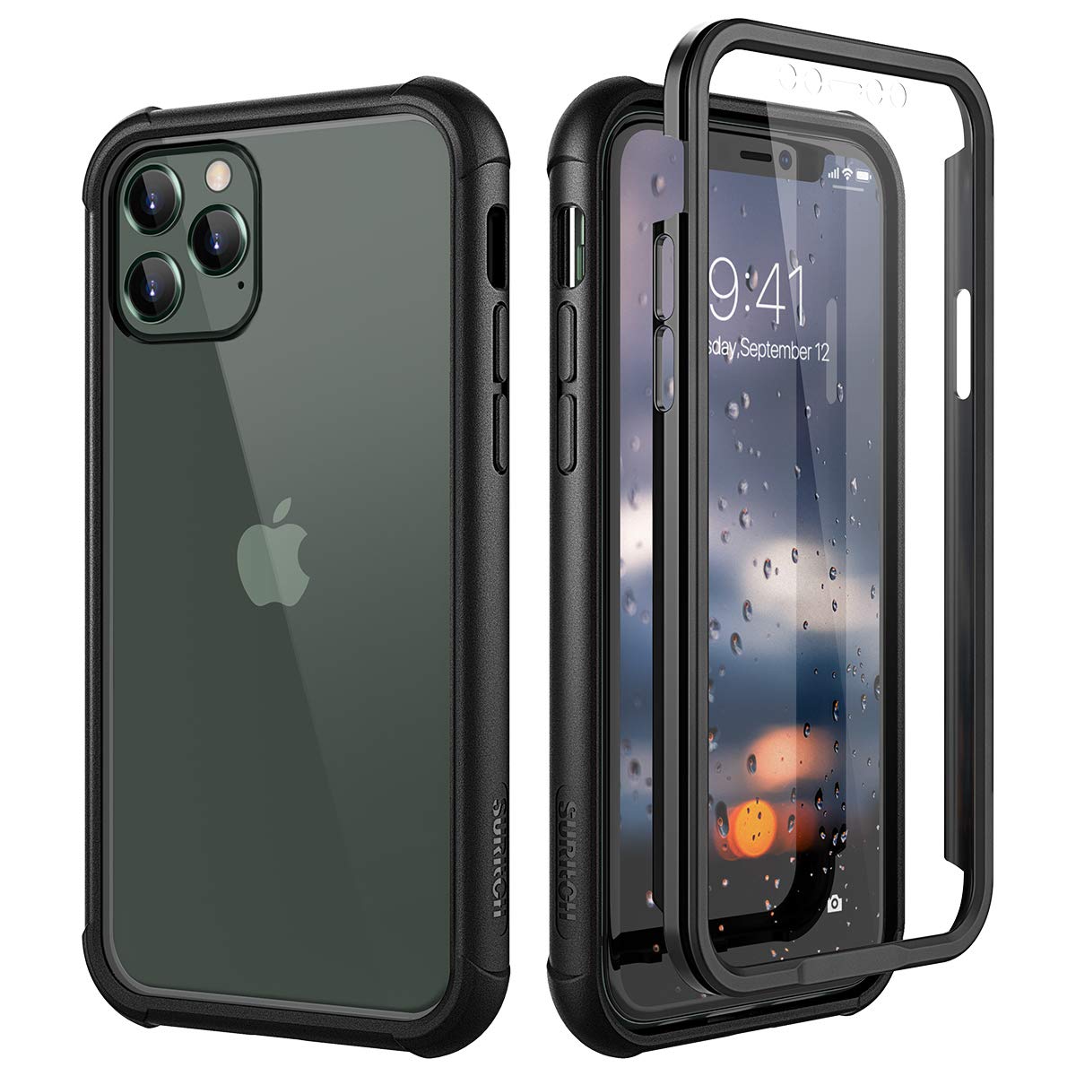 SURITCH Clear Hybrid Case for iPhone 11 Pro Max 6.5