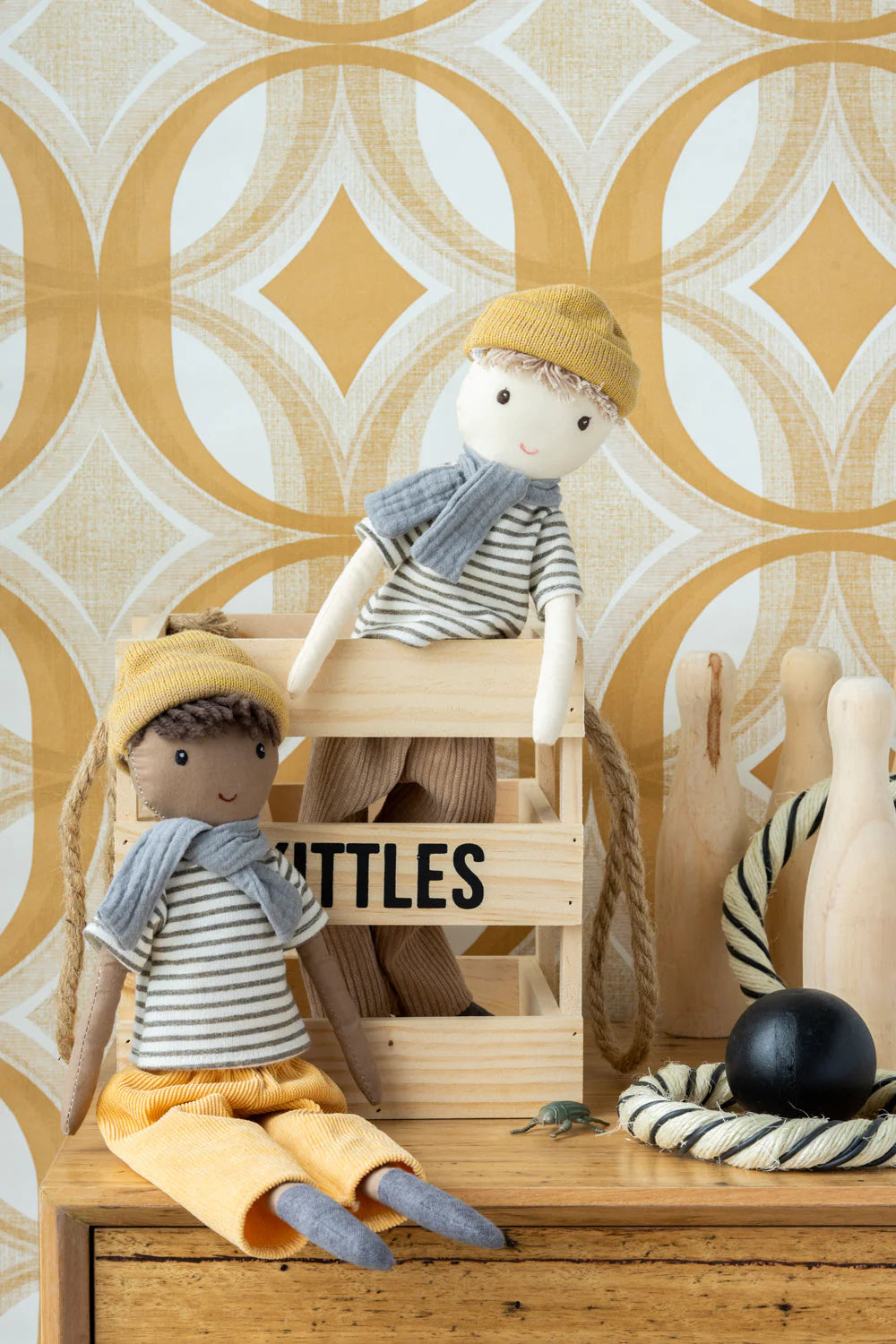 Baby Boy Blanket & Doll Gift Set - Soft Plush Comfort for Newborns, Infants & Toddlers - Perfect for Showers, Birthdays & Nursery Decor