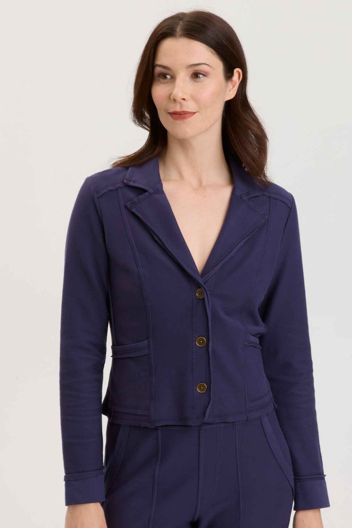 Tacie Women's Slim Fit Blazer Jacket - Professional Office Wear & Business Casual Outfits for Work, Meetings, and Formal Events