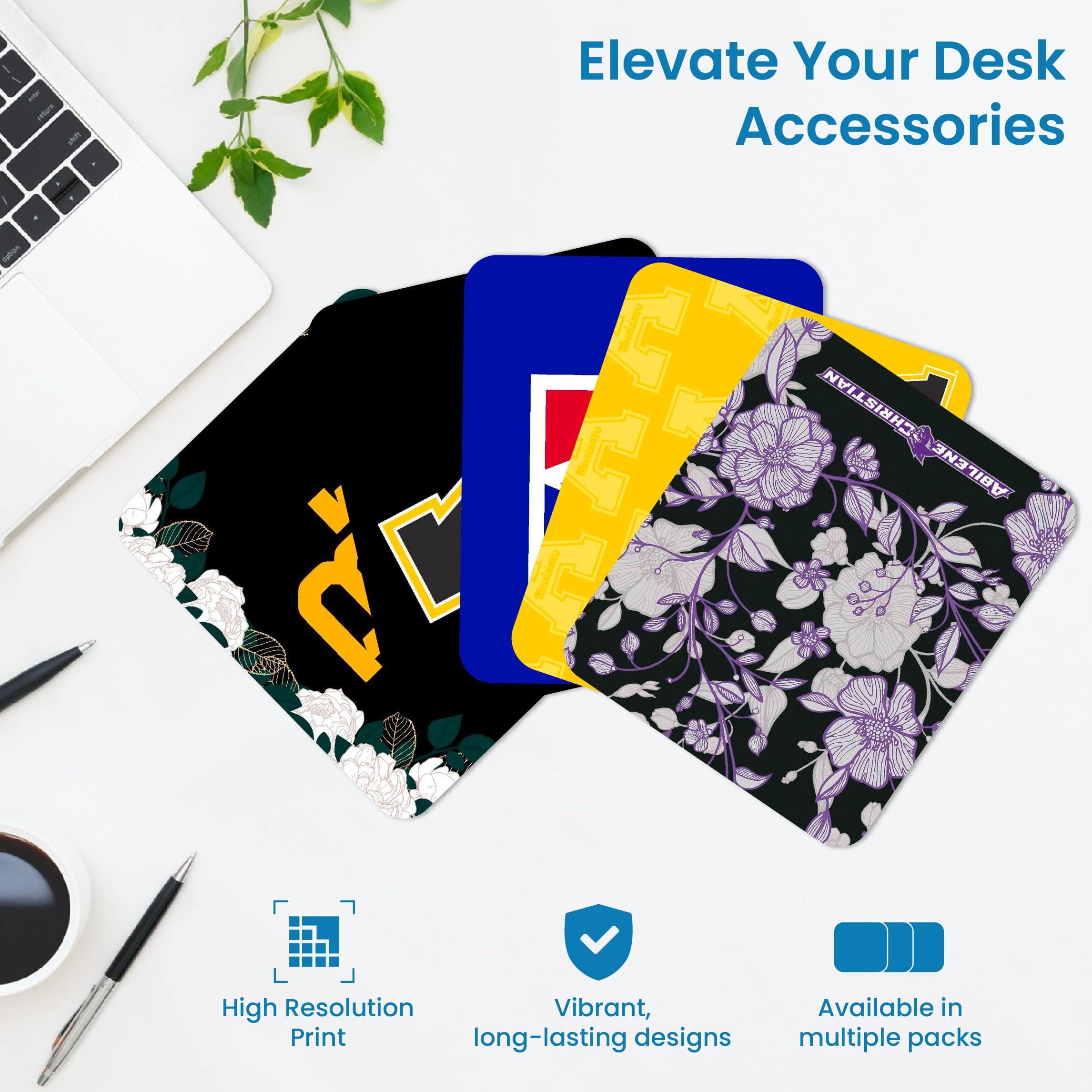 University of Kentucky Wildcats Logo Standard Fabric Mouse Pad - Non-Slip Desk Accessory for Gaming & Office Use - Classic Design Computer Mousepad for Work, Study & PC Gaming Setups
