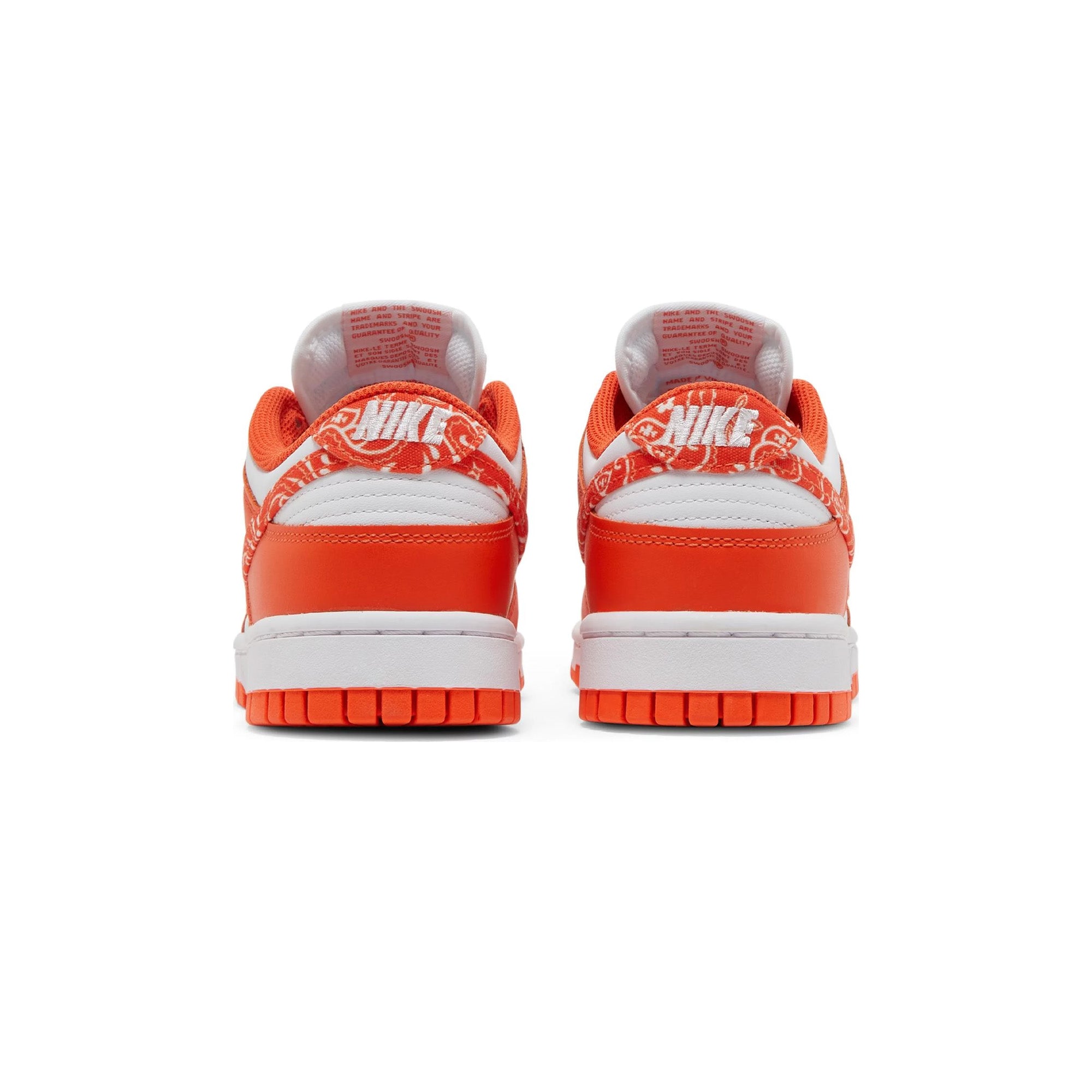 Nike Dunk Low Essential Paisley Pack Orange Women's Sneakers (2022) - Casual Streetwear Fashion Shoes for Women, Perfect for Everyday Wear & Urban Style