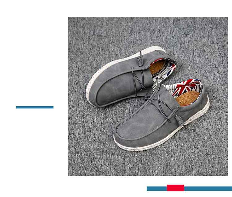 **Breathable Canvas Casual Shoes for Men - Summer Sports & Board Shoes - Large Size Comfortable Sneakers for Walking, Running & Outdoor Activities**