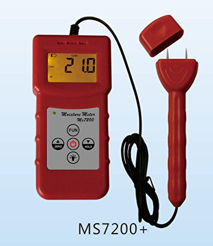 MS7200+ Digital Moisture Meter for Paper Tubes, Cartons, Paper & Cardboard - Accurate Humidity Testing for Packaging, Shipping & Storage
