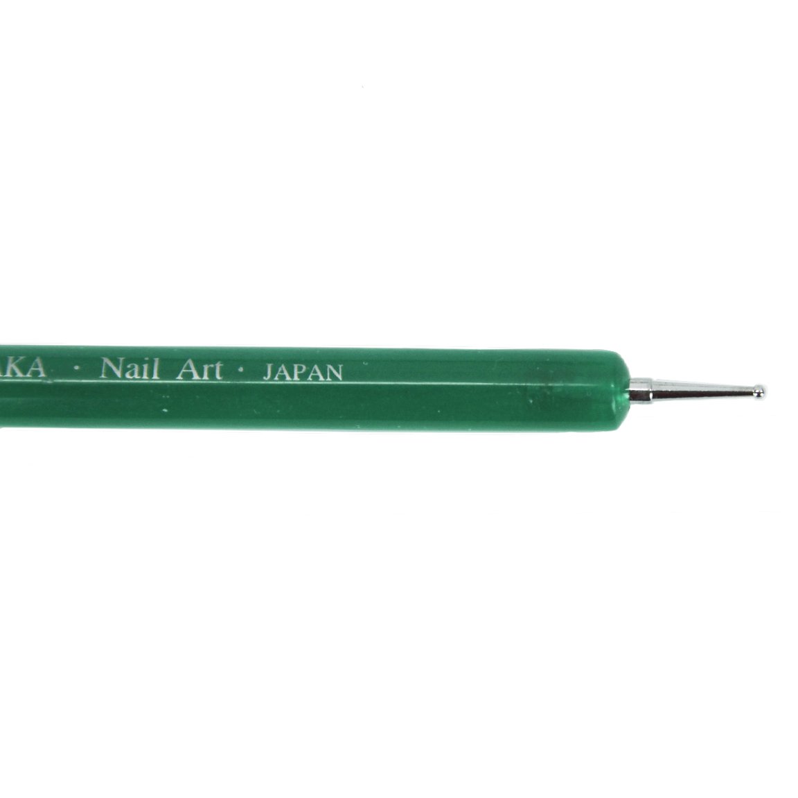 Professional Double-Sided Dotting & Marbling Nail Art Tool with Green Marble Handle - Perfect for Salon, Home Manicures & Nail Design DIY (Osaka Japan Inspired)