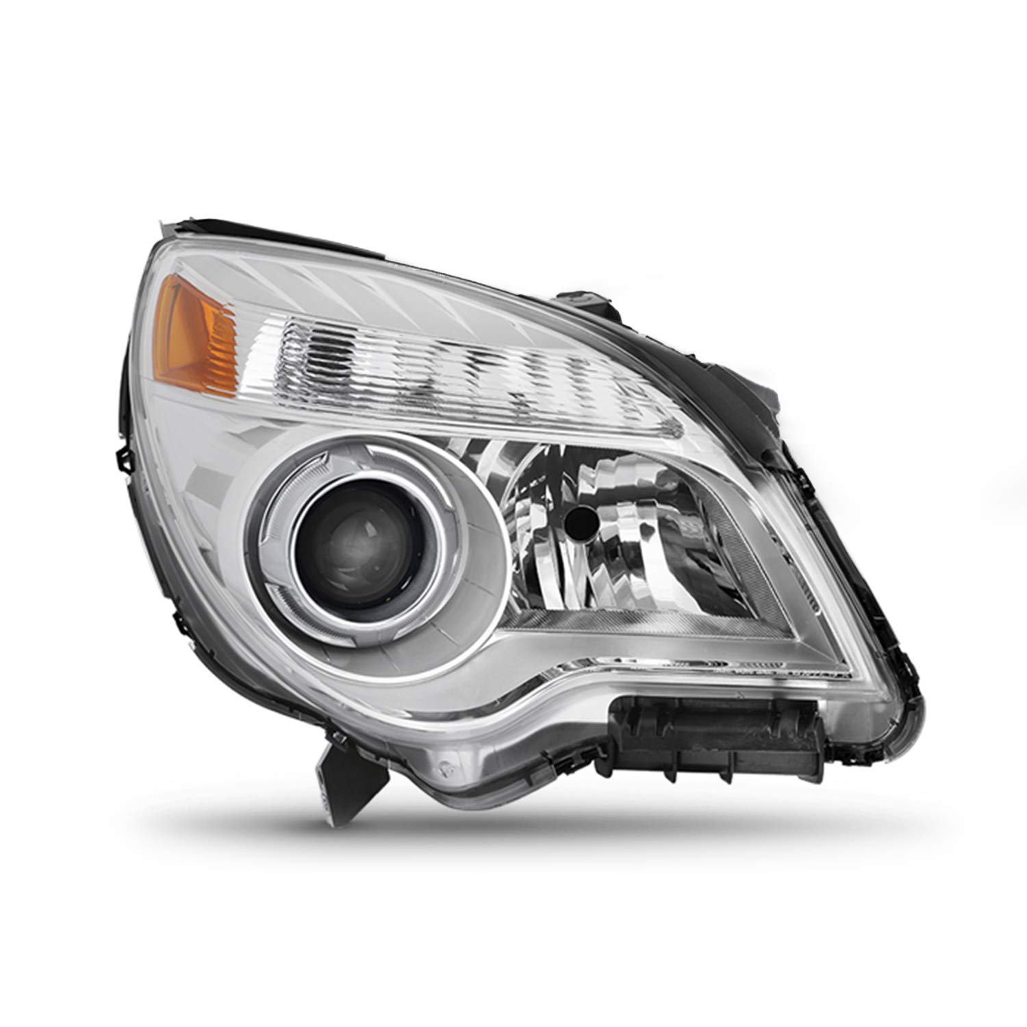 AKKON Replacement Projector Headlight Assembly - Right Passenger Side for 2010-2015 Chevy Equinox LTZ | Durable LED Headlights for Night Driving & Enhanced Visibility